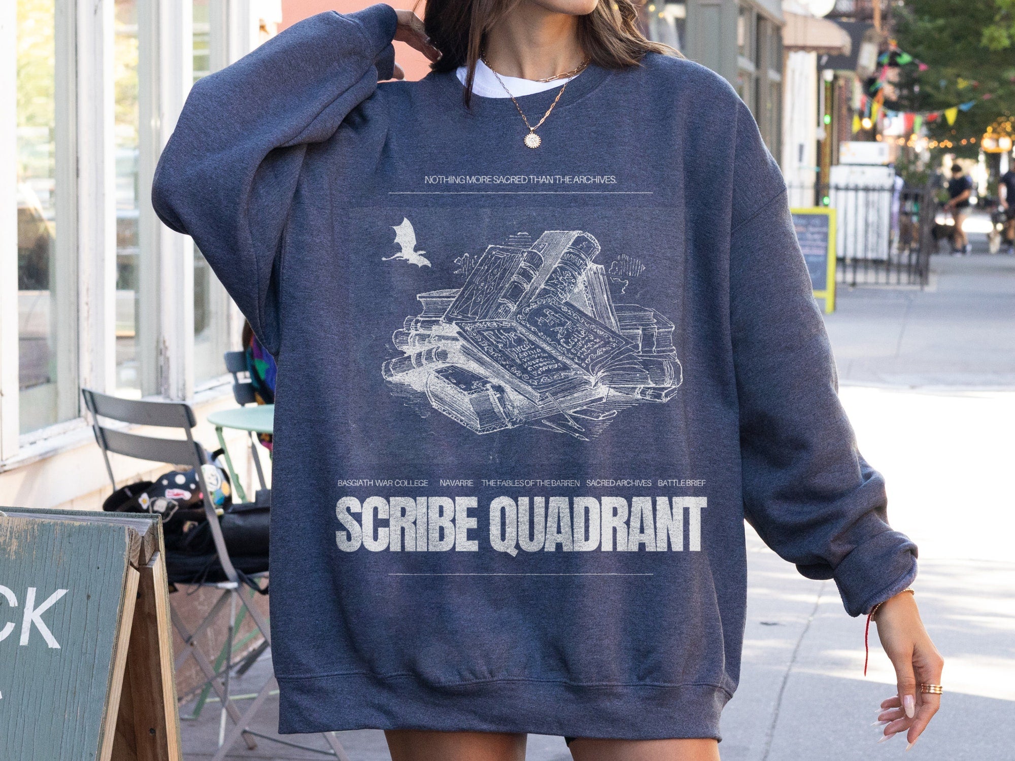 Scribe Quadrant Sweatshirt | Basgiath War College Inspired - Image 5