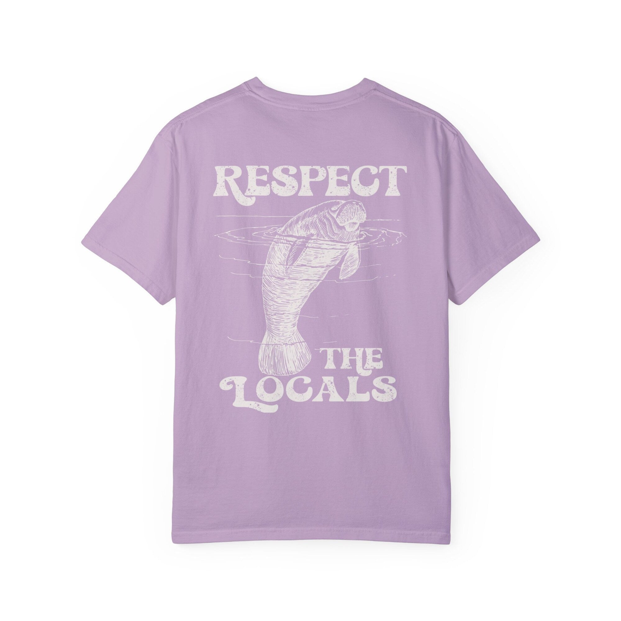 Manatee Comfort Colors Tee – Respect the Oceans Beach Shirt - Image 6