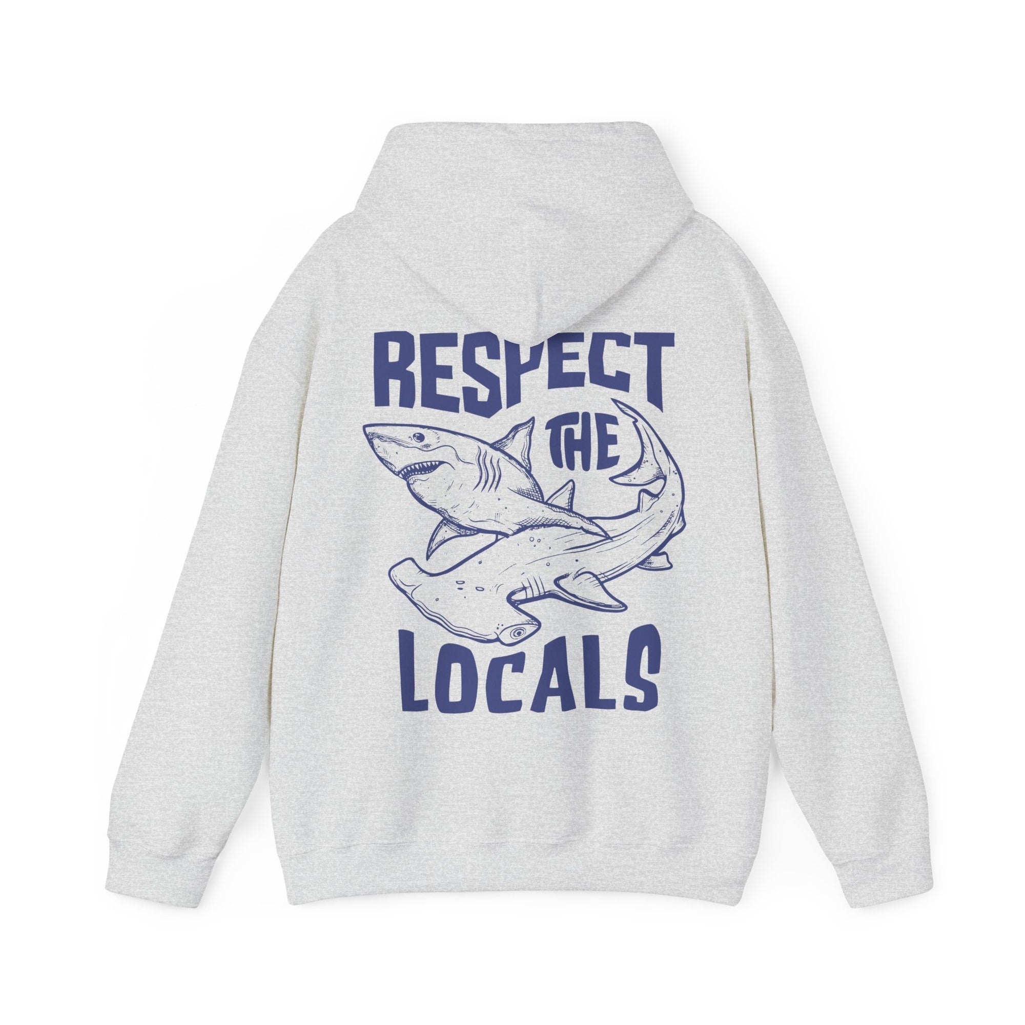 Protect Local Sharks Hoodie – Respect the Locals Sweatshirt - Image 8