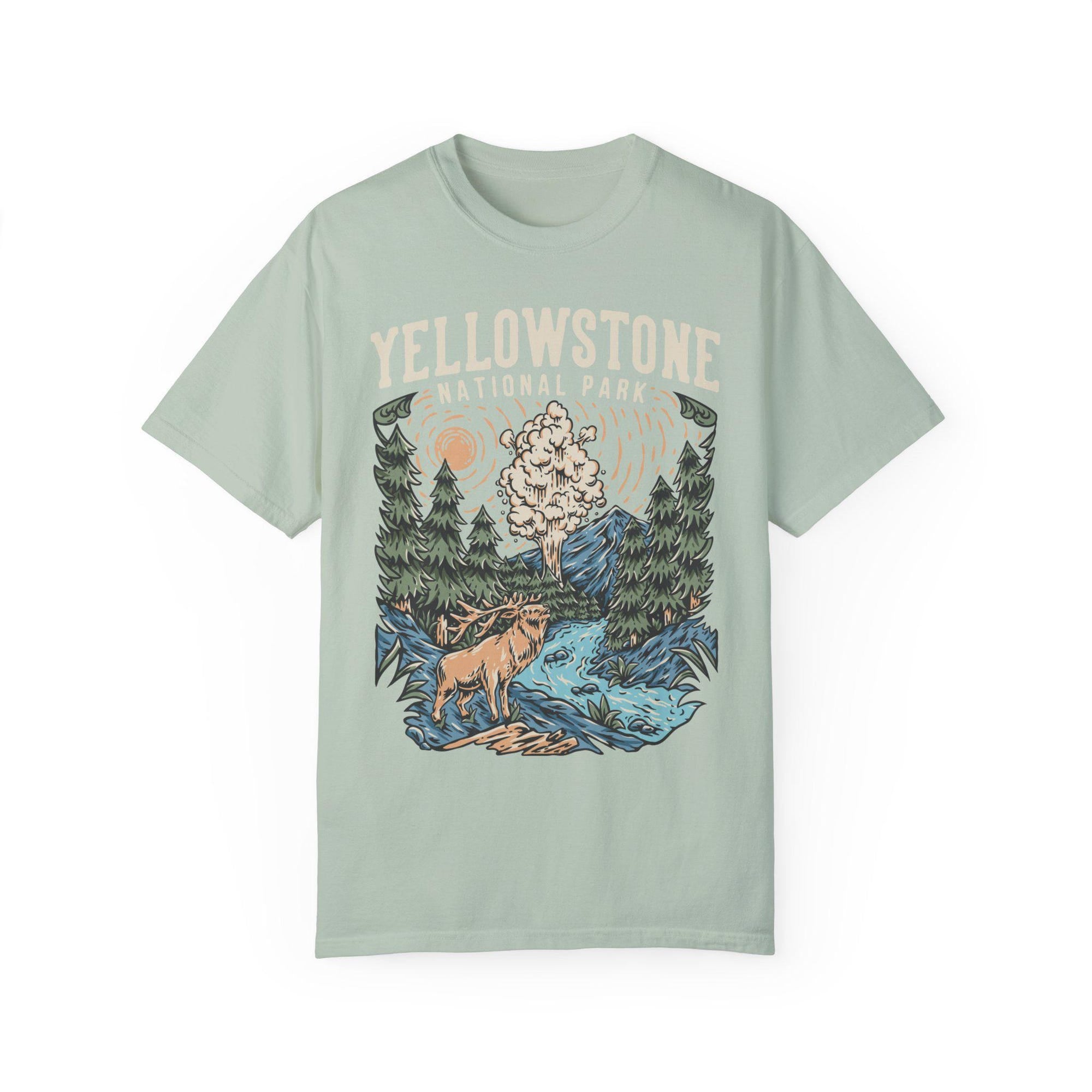 Yellowstone Comfort Colors Tee | Mountain & Wildlife Shirt - Image 8