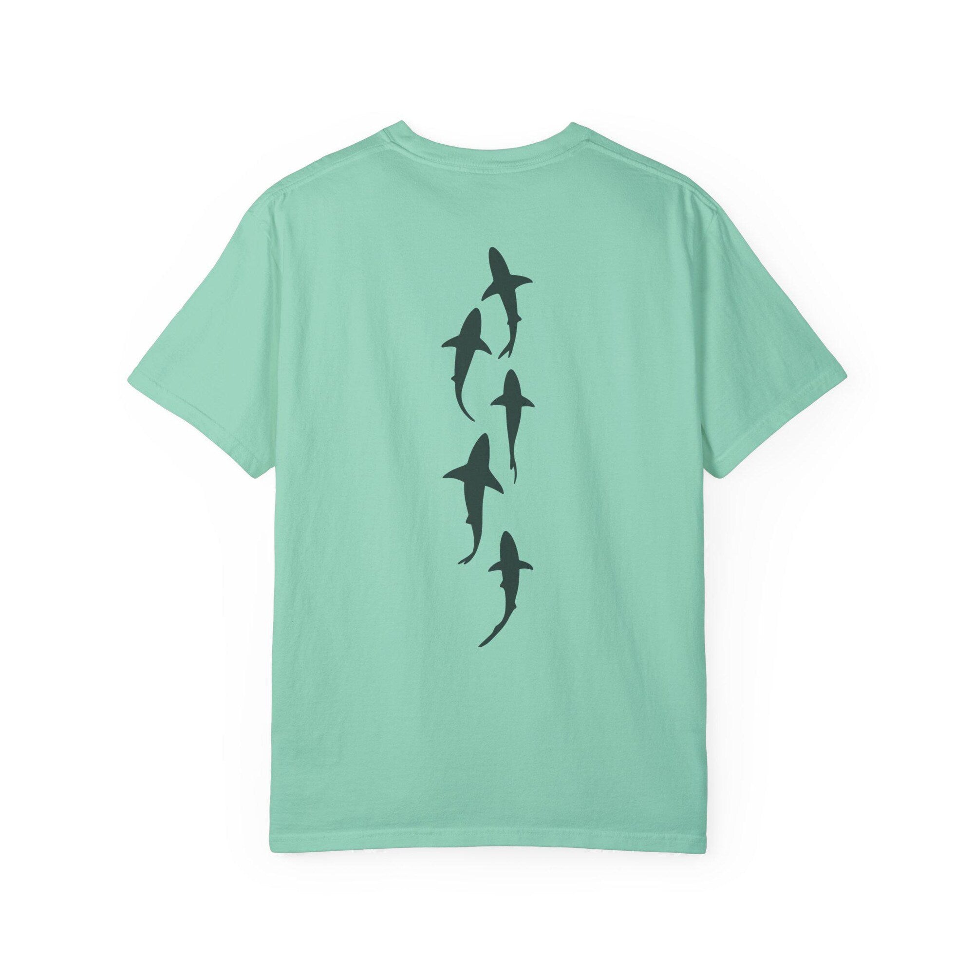 Respect the Locals Shark Shirt – Comfort Colors Tee - Image 7