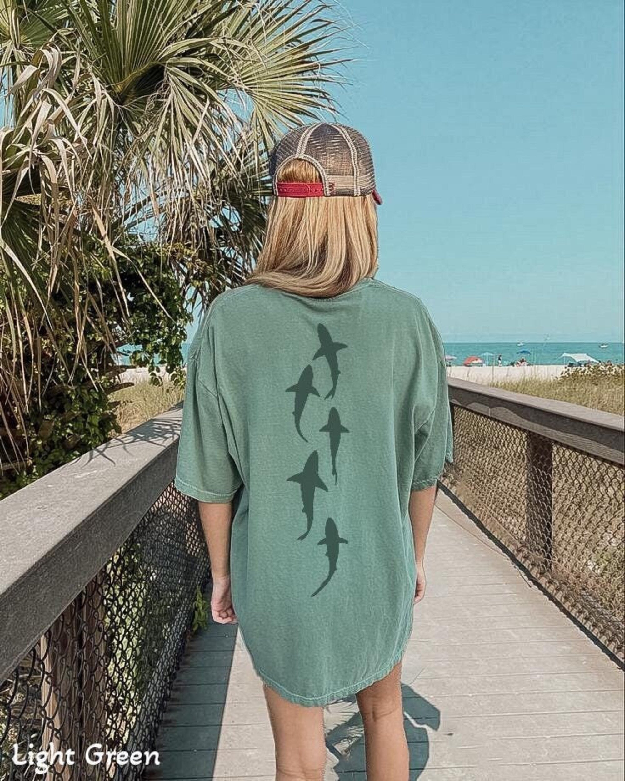 Respect the Locals Shark Shirt – Comfort Colors Tee