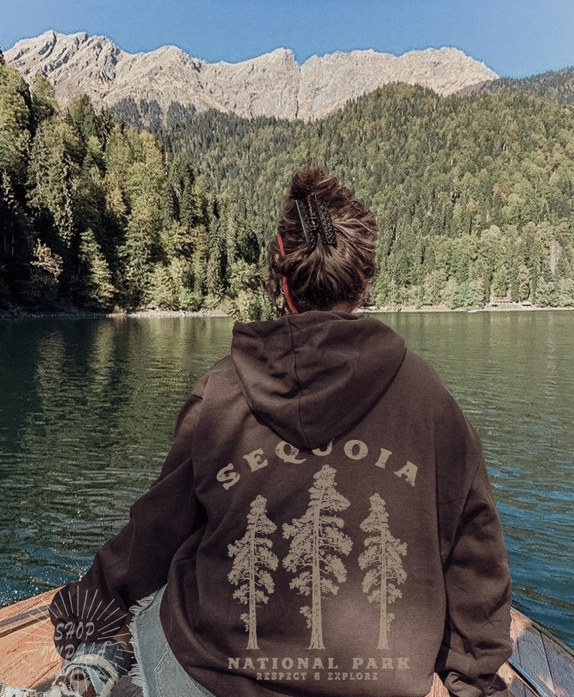 Sequoia National Park Hoodie – Front & Back Print