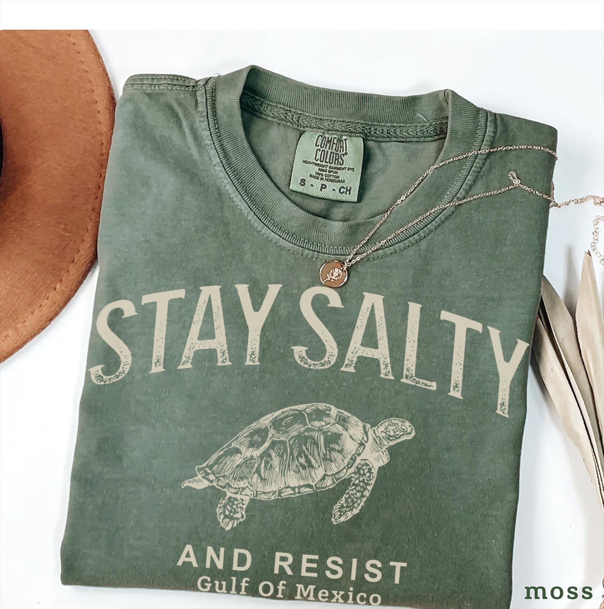 Stay Salty Gulf of Mexico Resistance Comfort Colors® Tee - Image 6