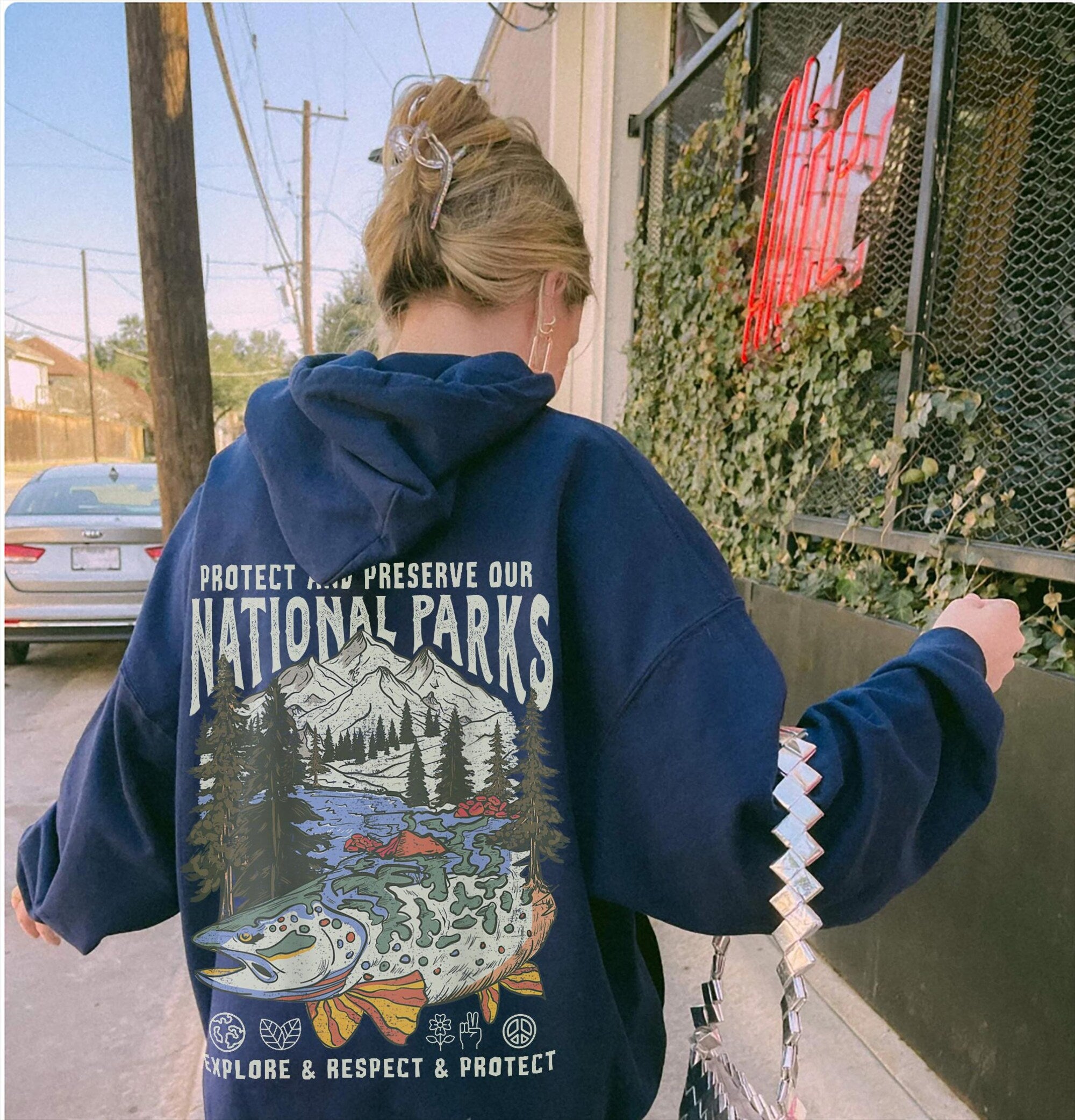 Protect Our National Parks Hoodie – Cozy Nature Lover Sweatshirt