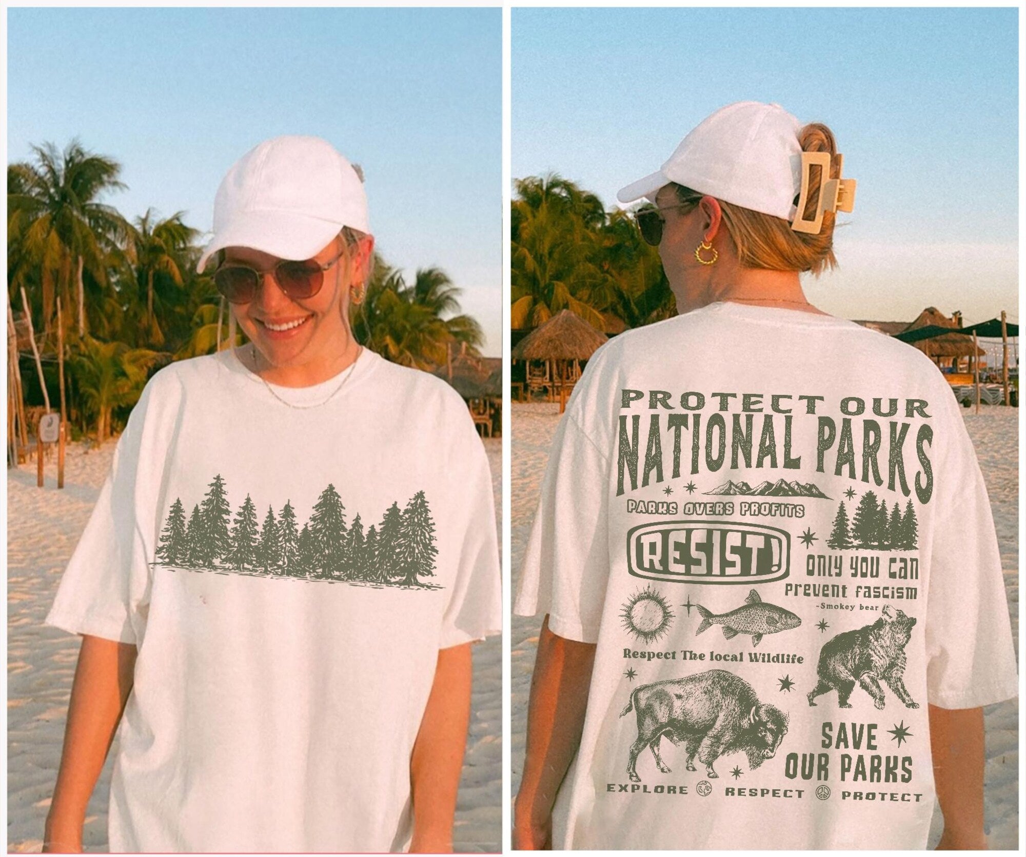 Protect Our National Parks Comfort Colors Shirt | Parks Over Profit - Image 6