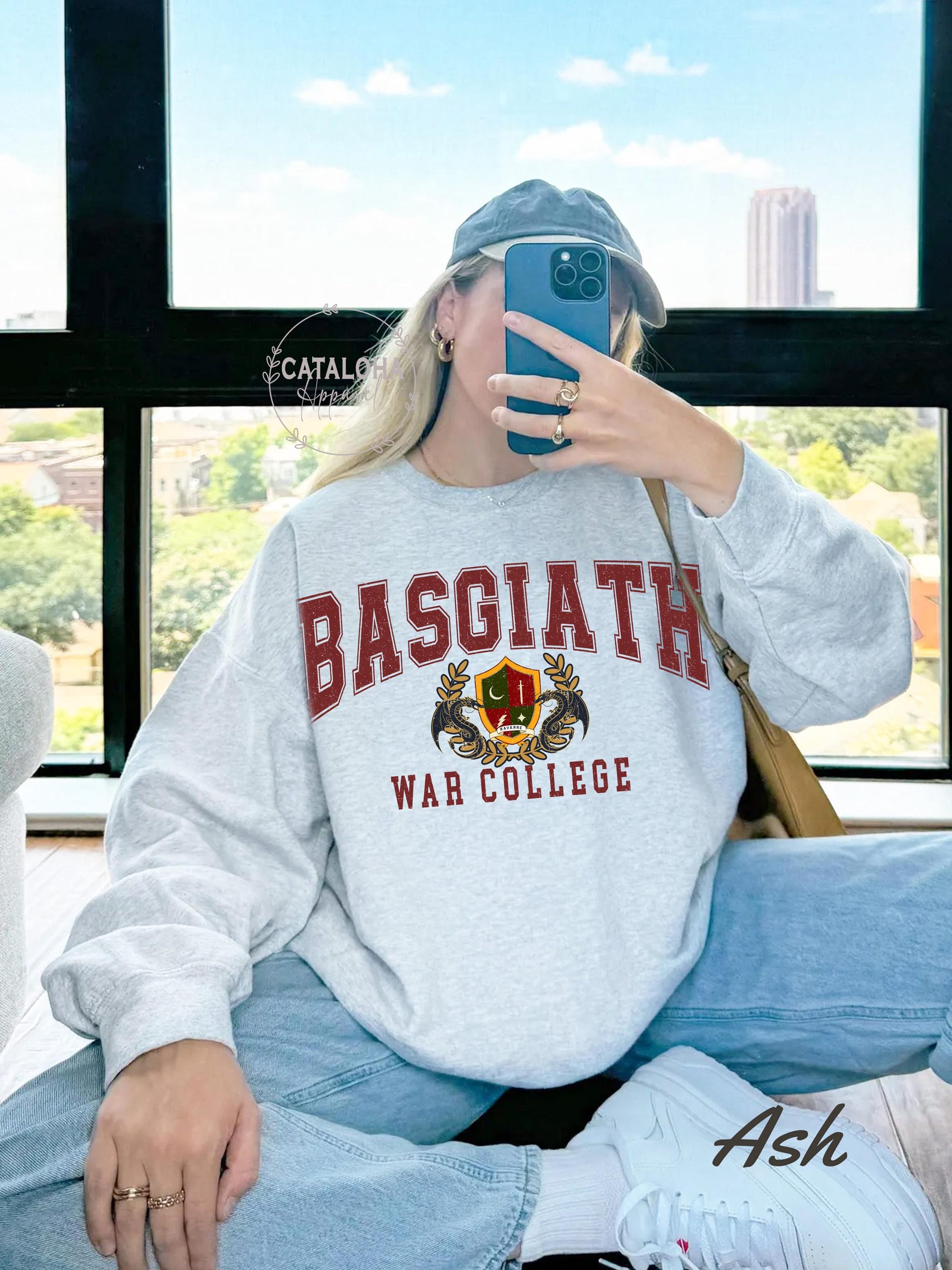 Basgiath War College Vintage Sweatshirt | Fourth Wing - Image 5