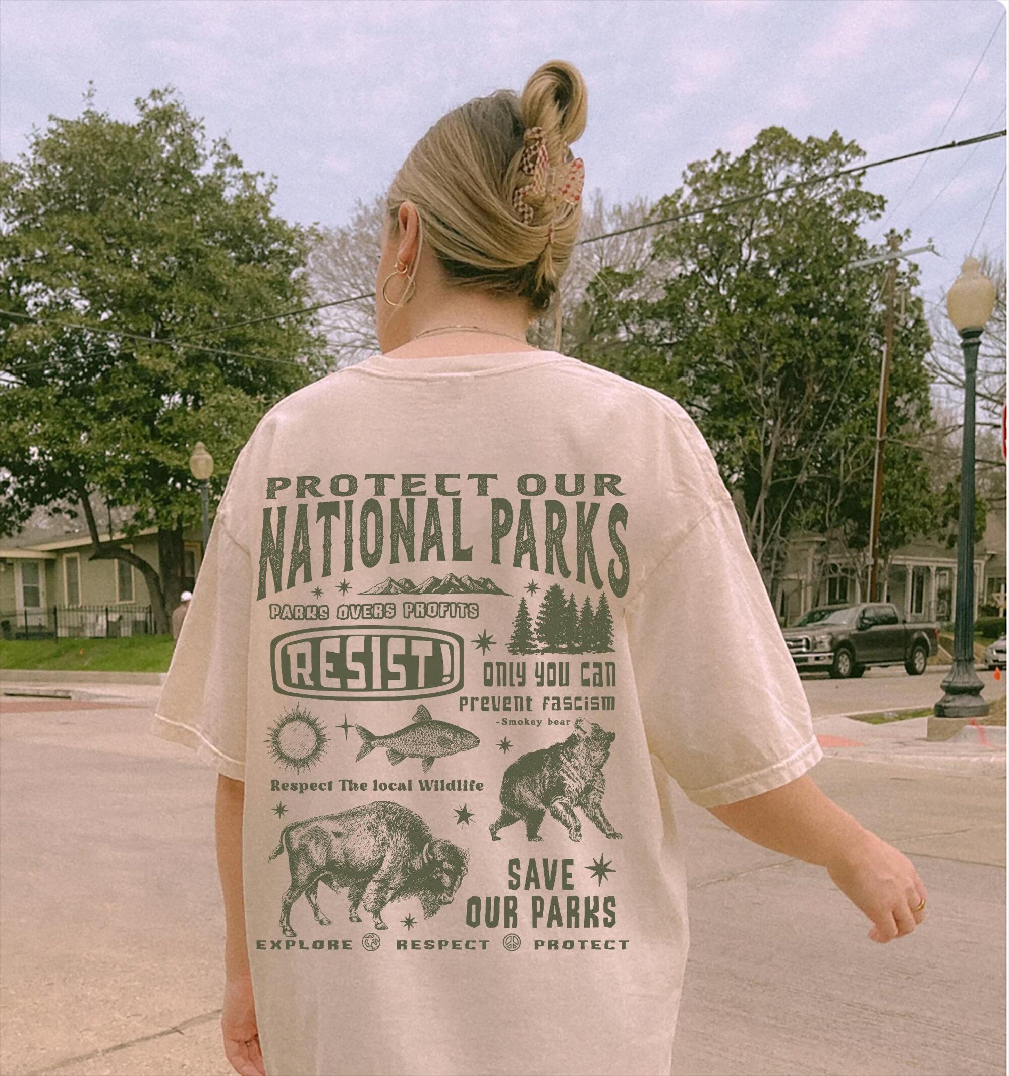 Protect Our National Parks Comfort Colors Shirt | Parks Over Profit