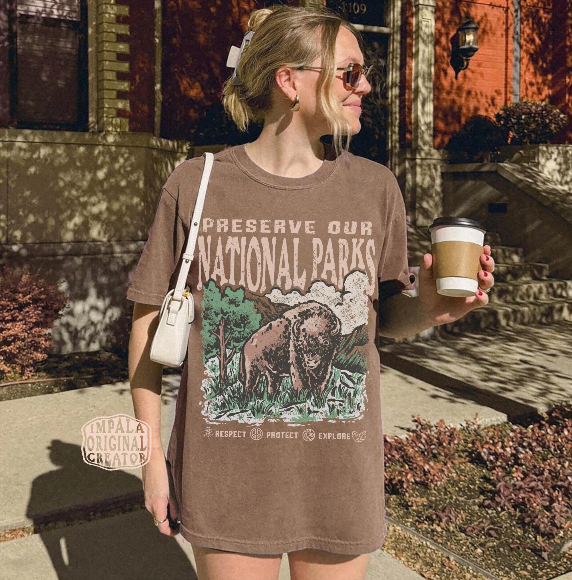 Protect National Parks Bison Tee | Comfort Colors® Unisex