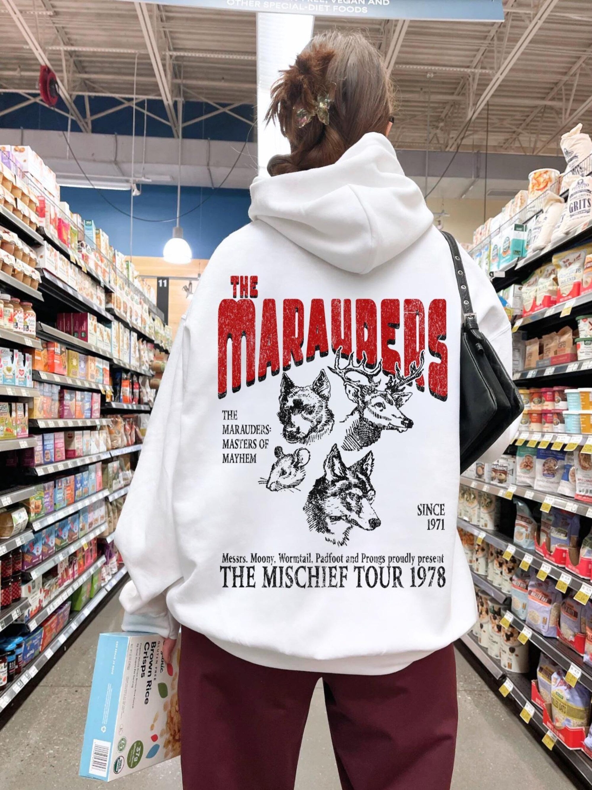 Marauders World Tour Unisex Hoodie – 70s Wizard Aesthetic - Image 5