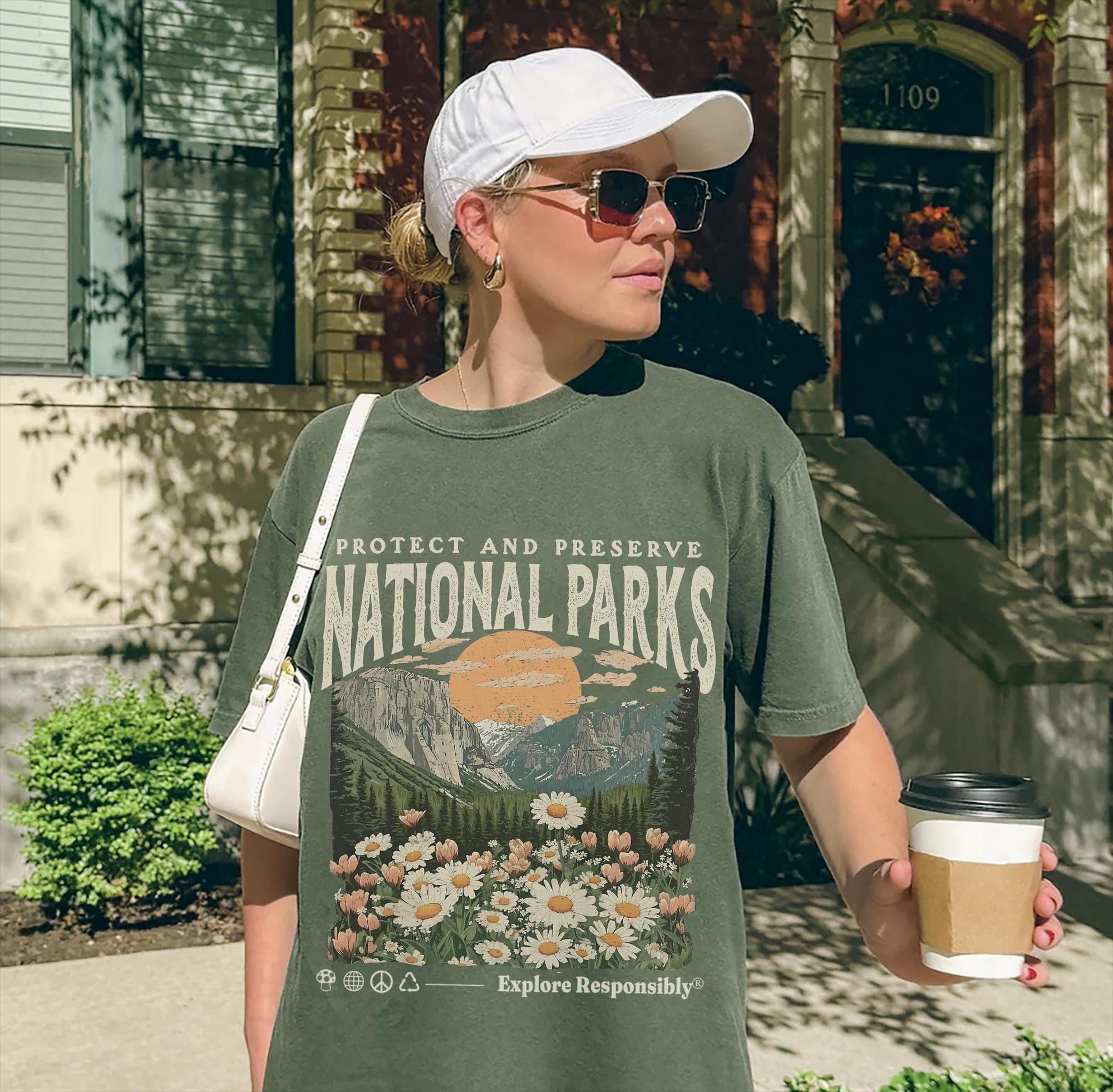 Protect Our Parks Comfort Colors T-Shirt | Vintage Nature Tee - Image 2