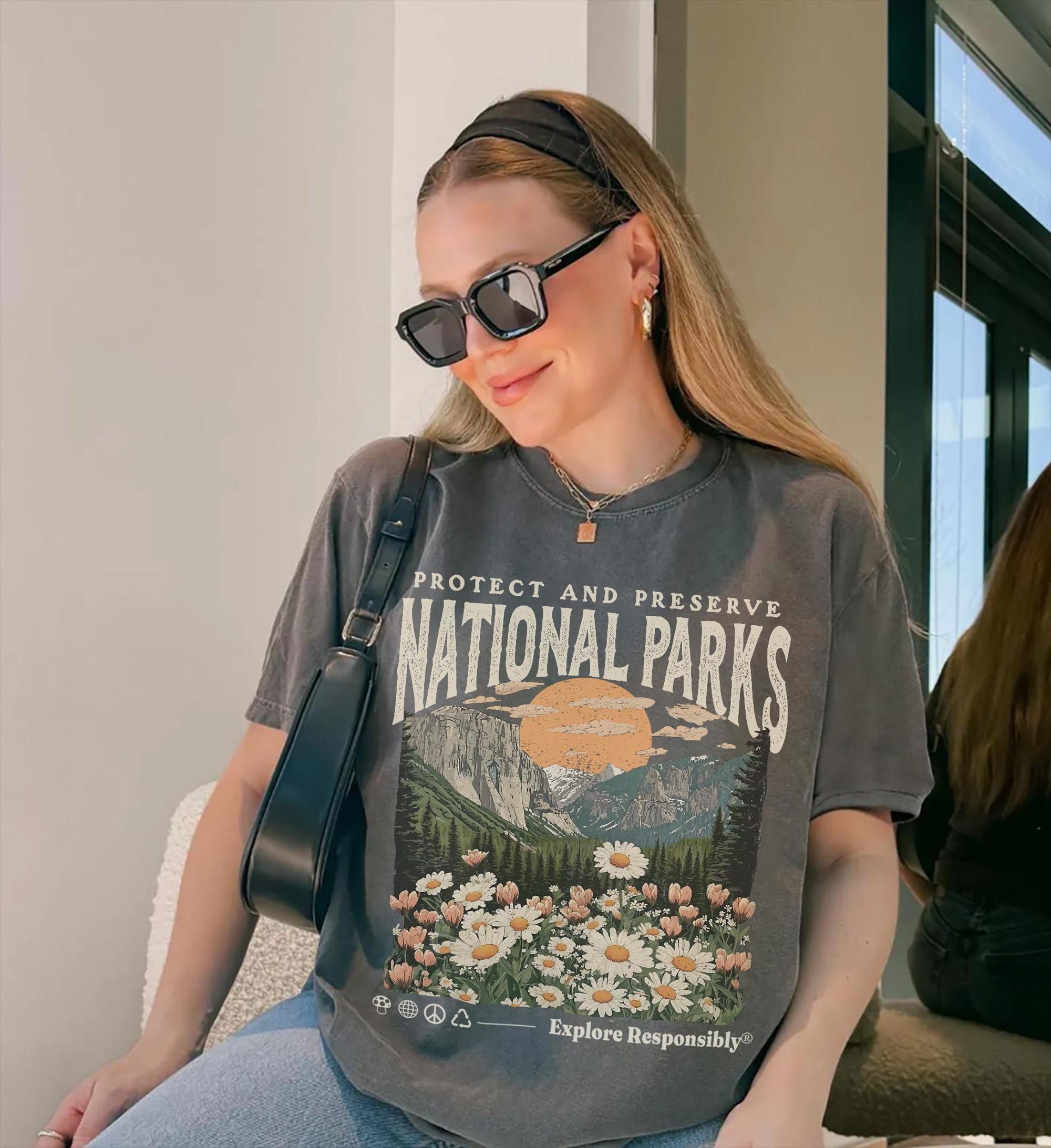 Protect Our Parks Comfort Colors T-Shirt | Vintage Nature Tee