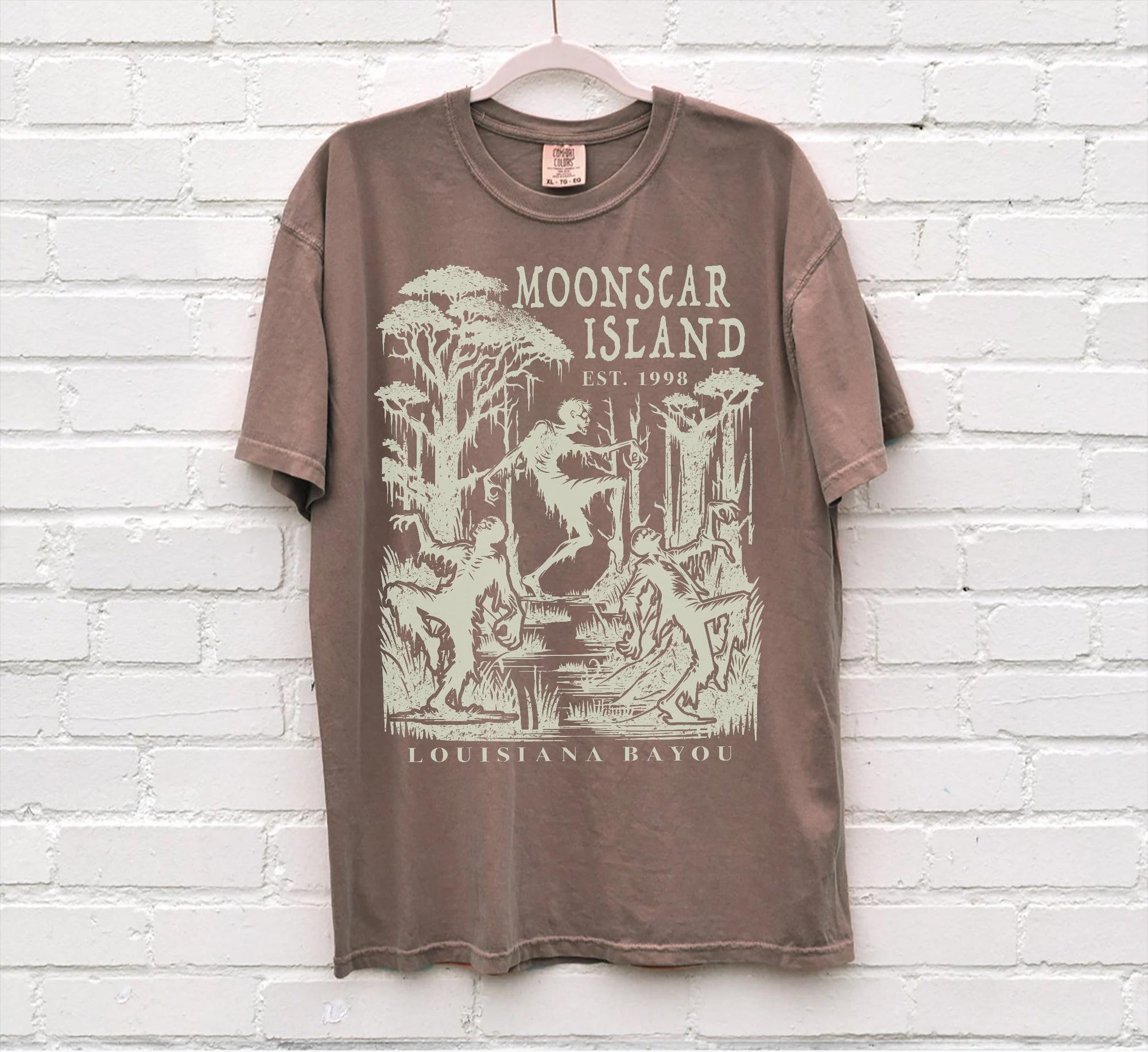 Moonscar Island Retro Cartoon Tee (Comfort Colors 1717) - Image 7