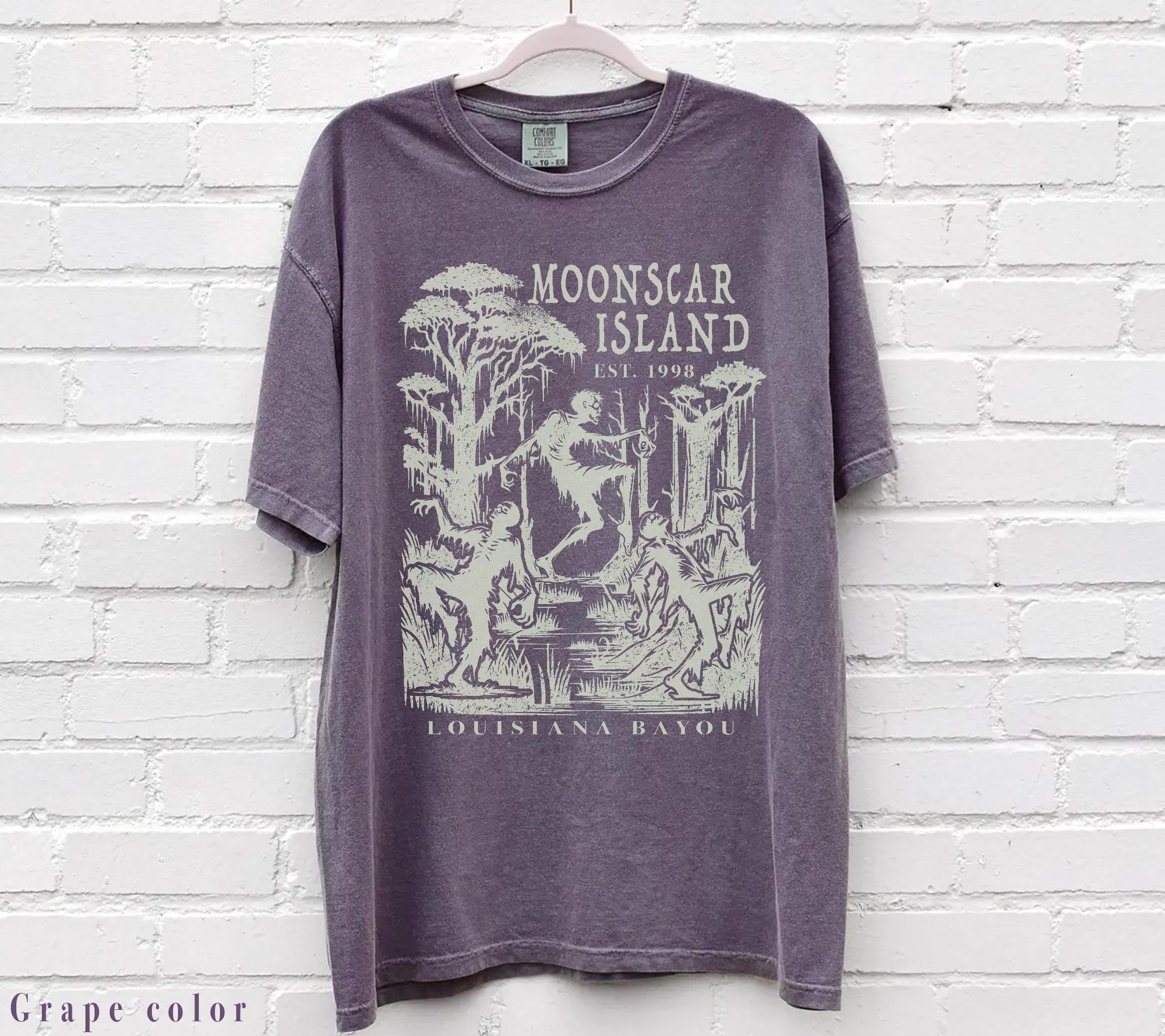 Moonscar Island Retro Cartoon Tee (Comfort Colors 1717) - Image 6