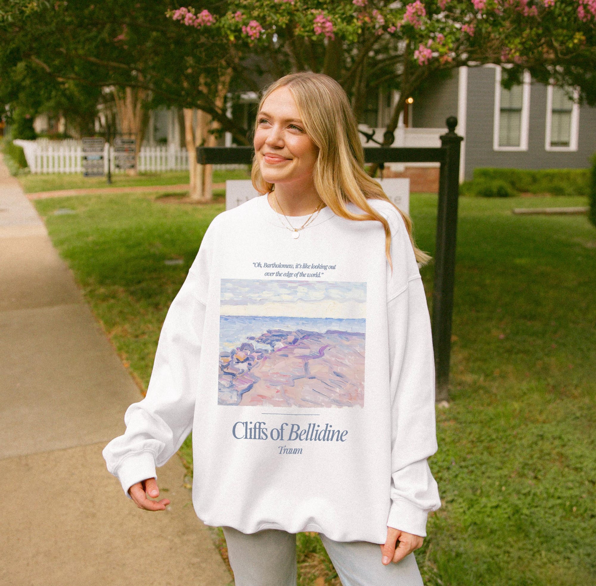 The Knight and the Moth Bartholomew Quote Sweatshirt - Image 2