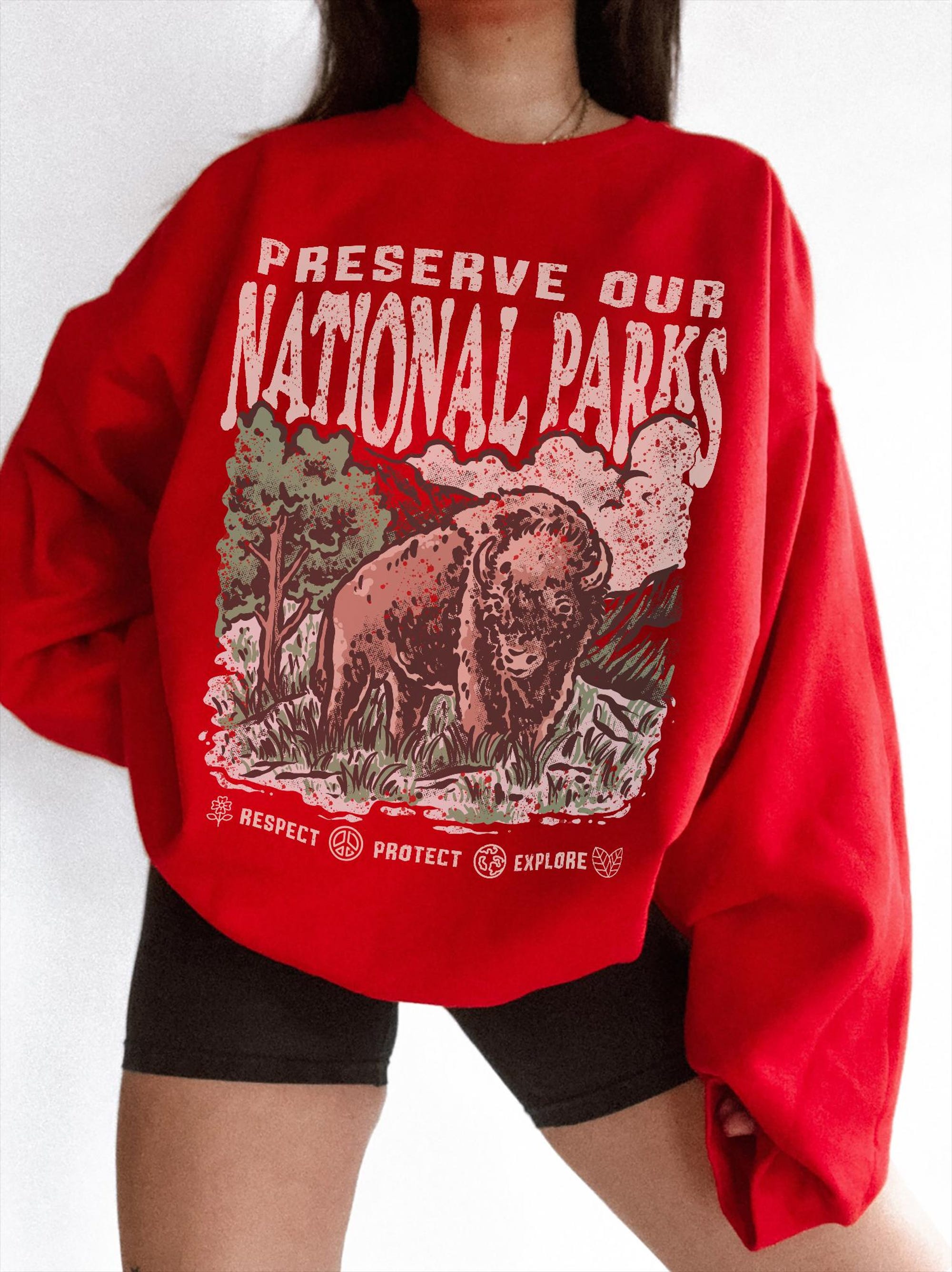 National Parks Crewneck Sweatshirt - Cozy Hiking Apparel - Image 7
