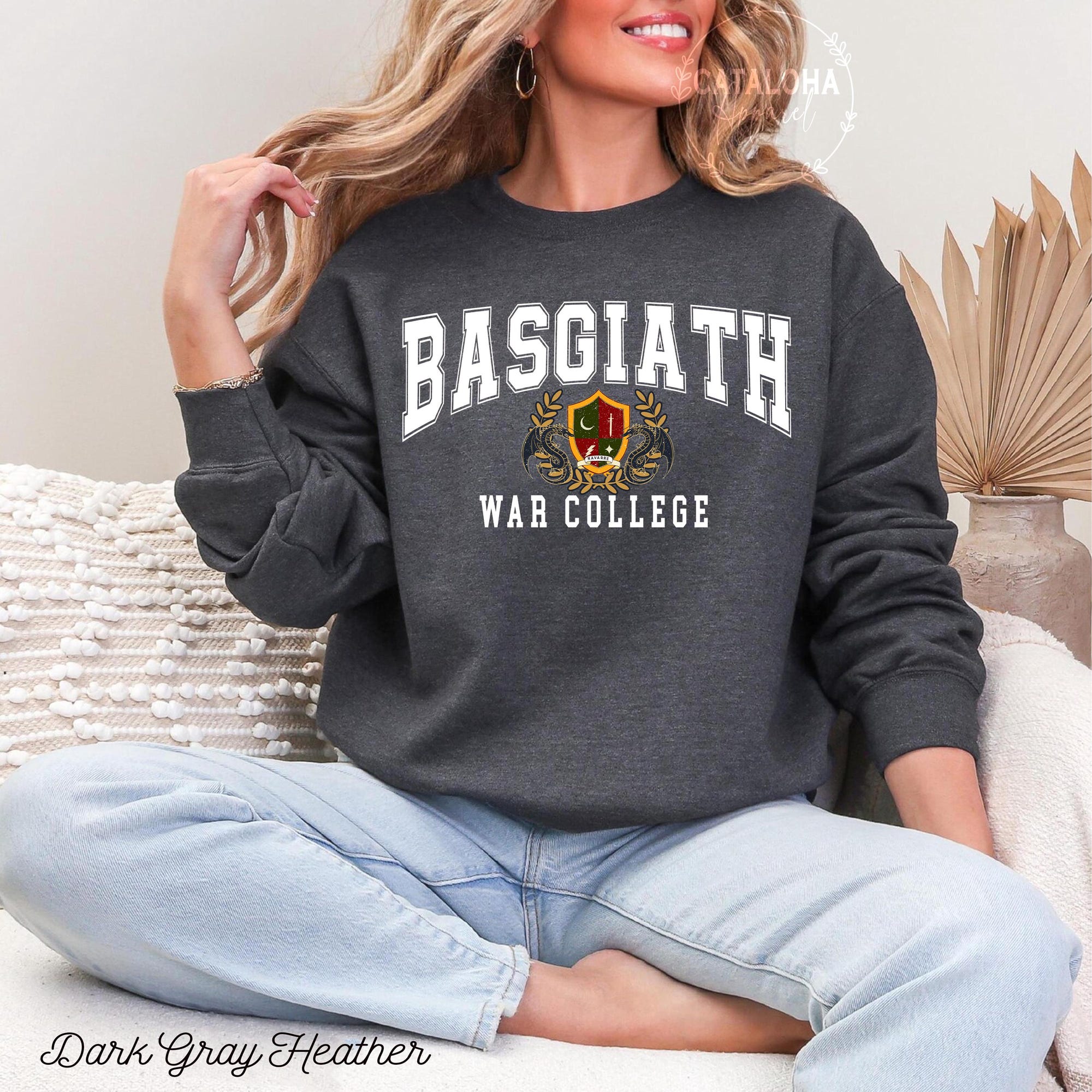Basgiath War College Vintage Sweatshirt | Fourth Wing - Image 9