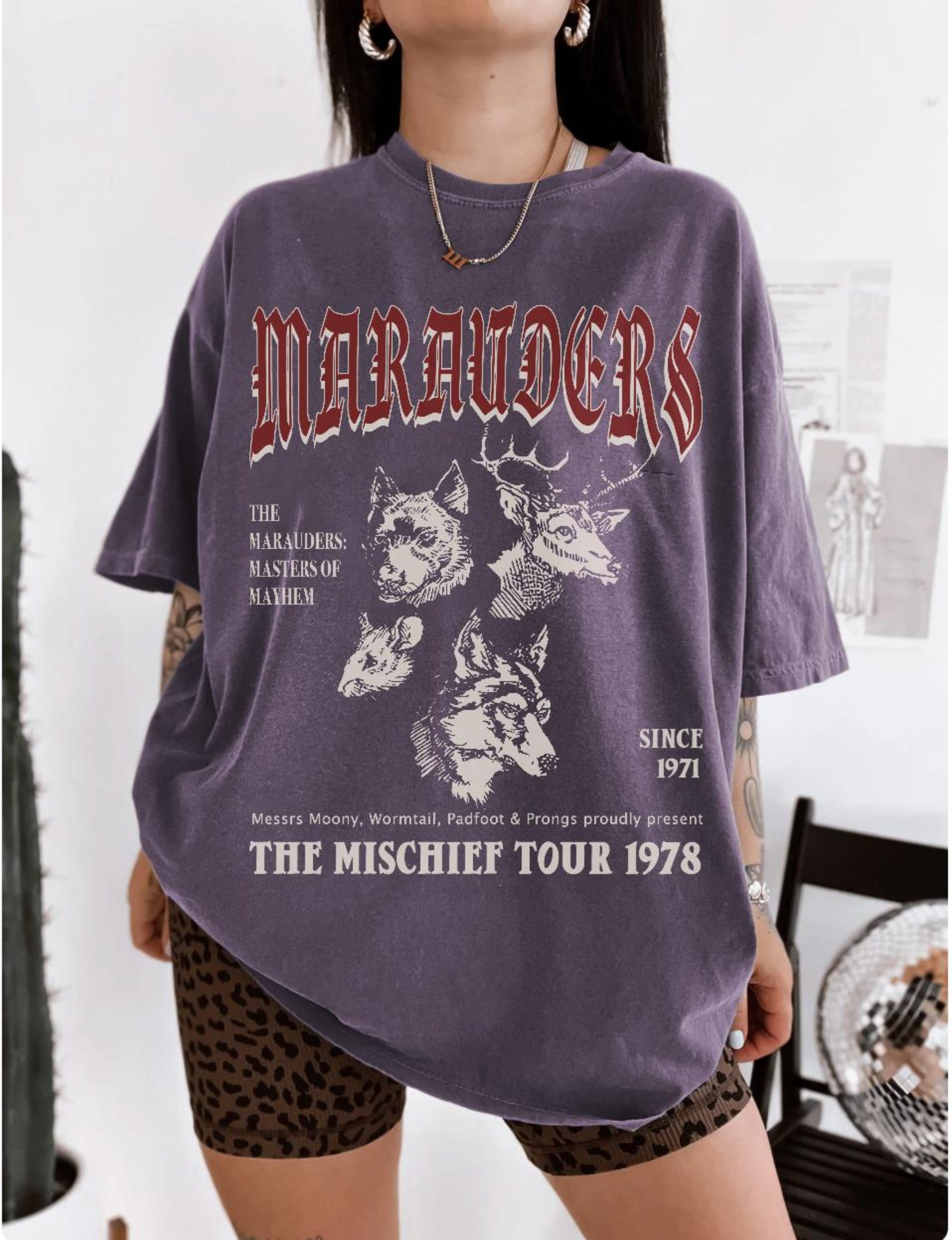 70s Wizards Marauders World Tour Tee – Comfort Colors 1717 - Image 4