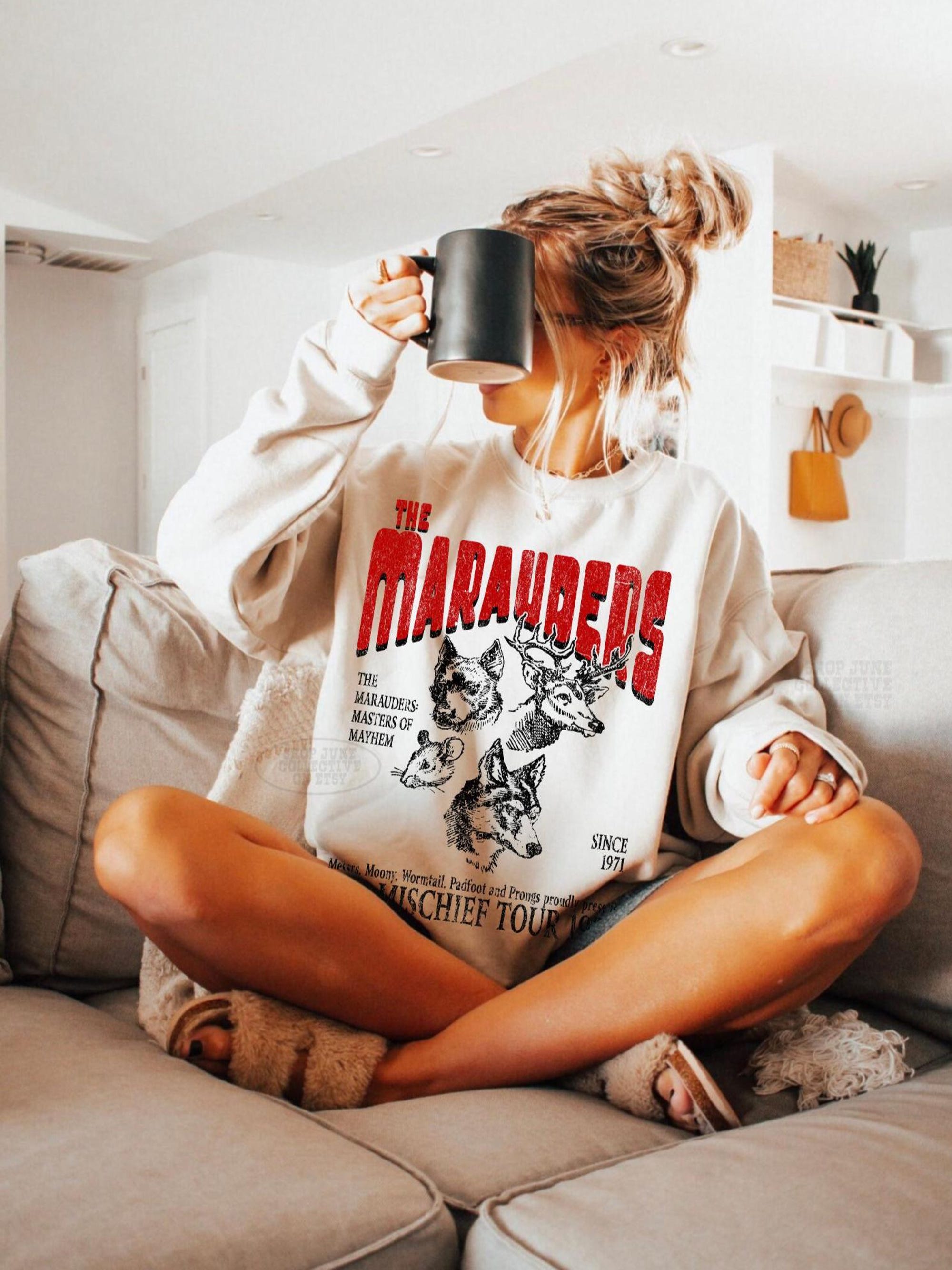 Marauders World Tour Crewneck Sweatshirt (70s Wizard Aesthetic) - Image 5