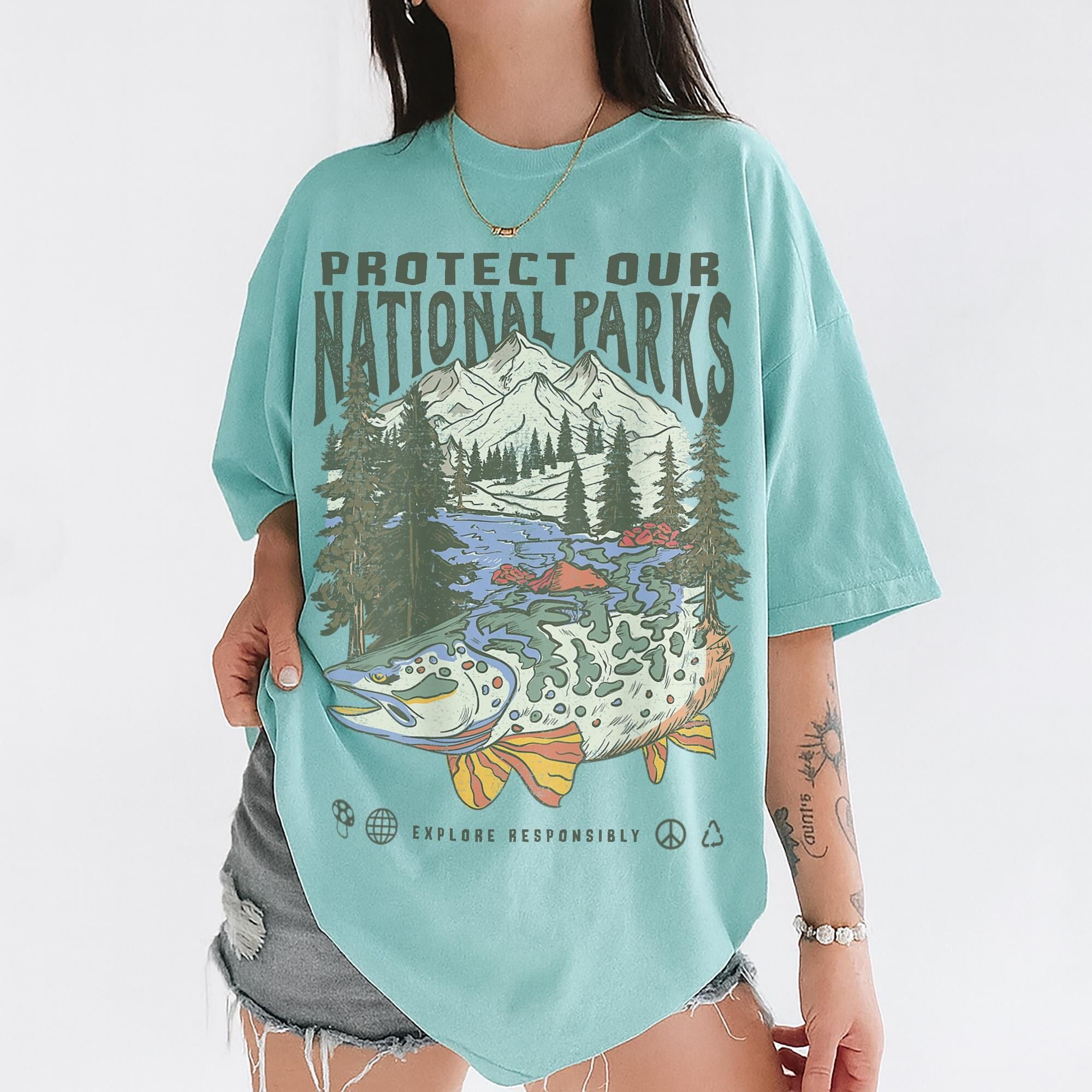 Vintage National Park T-Shirt – Comfort Colors Wanderlust Tee