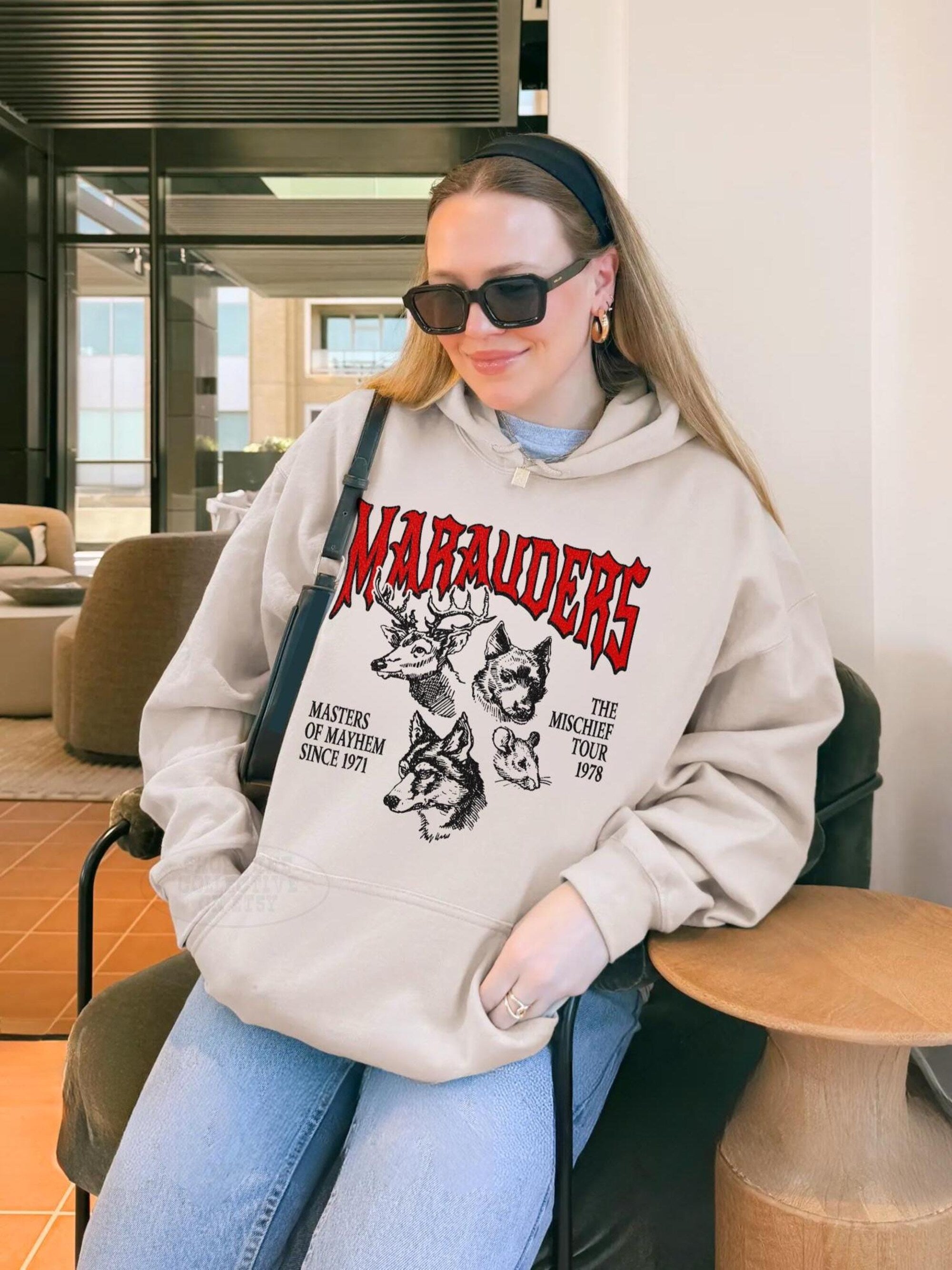 Retro Marauders World Tour Hoodie – 70s Wizard Aesthetic - Image 5