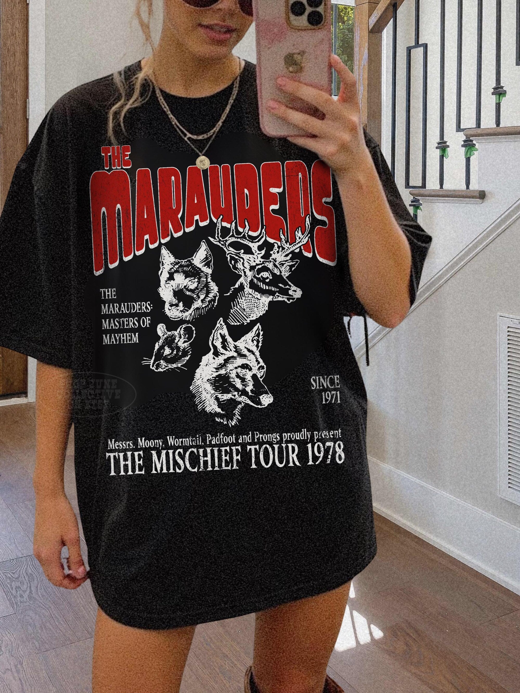 Marauders World Tour Vintage Comfort Colors Unisex Tee