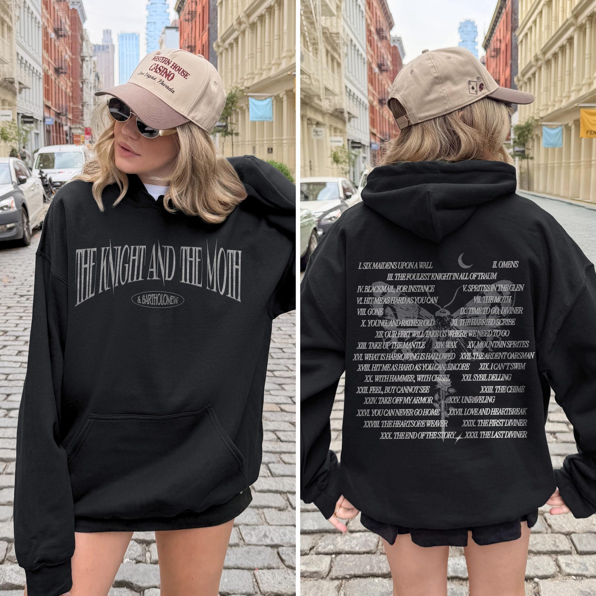 The Knight and the Moth Licensed Unisex Hoodie