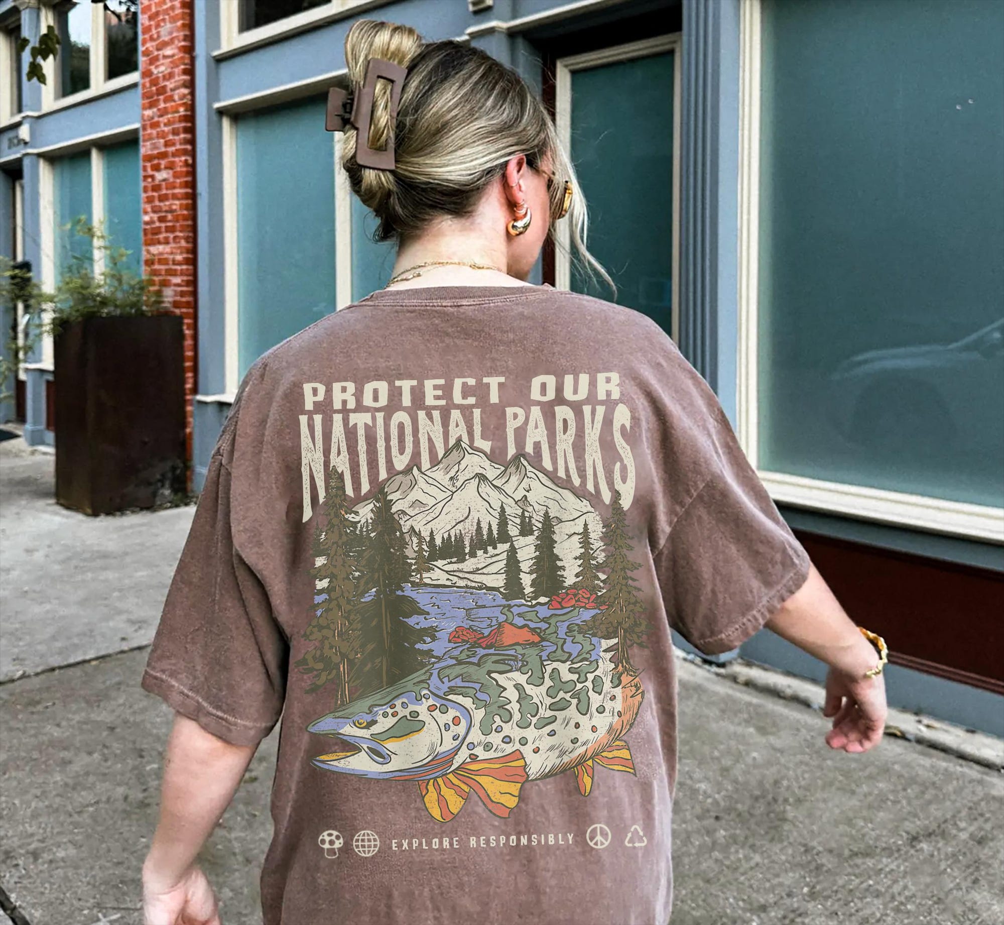 National Parks Comfort Colors Tee – Vintage Camping T-Shirt