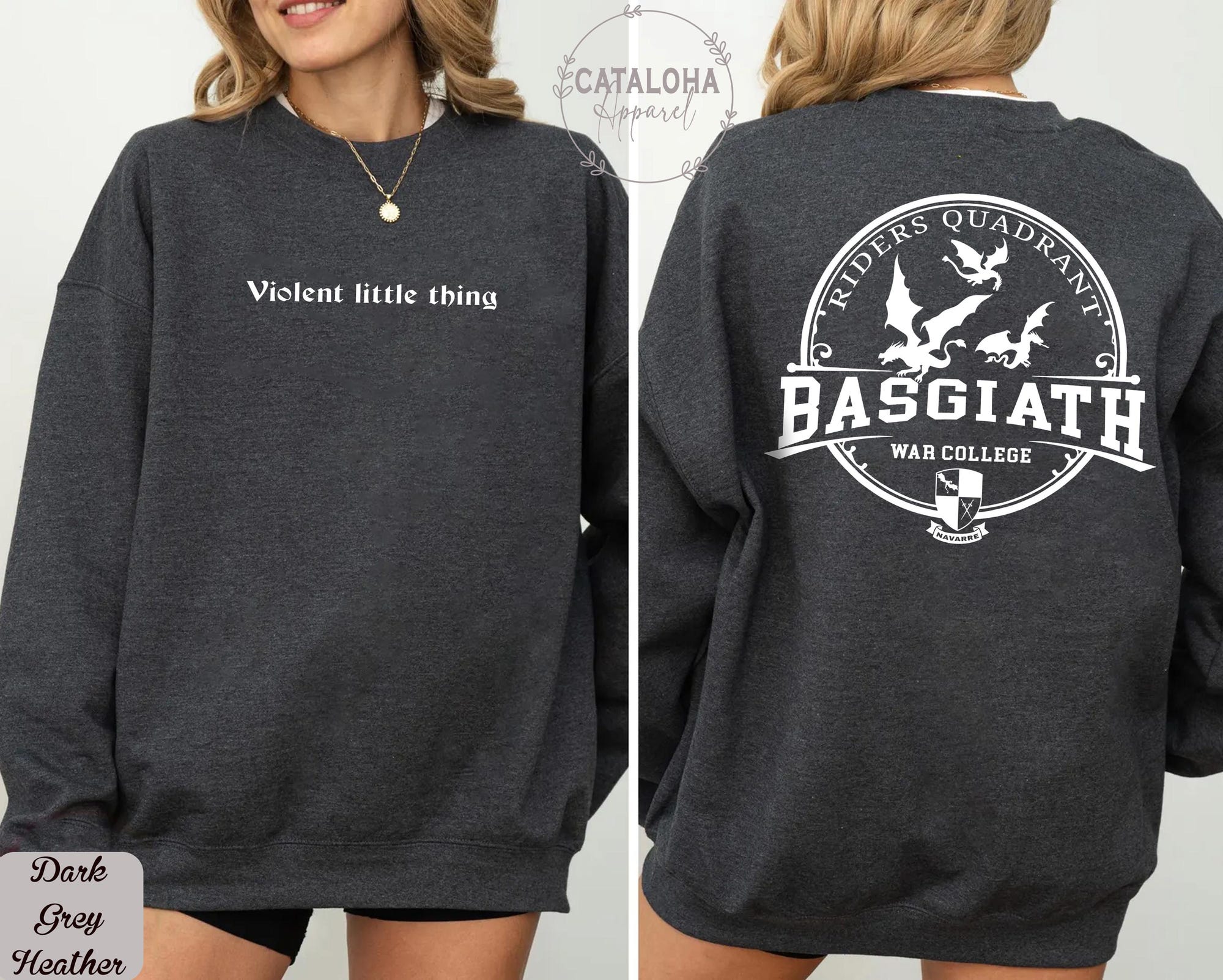 Basgiath War College Sweatshirt – Fourth Wing Inspired - Image 8