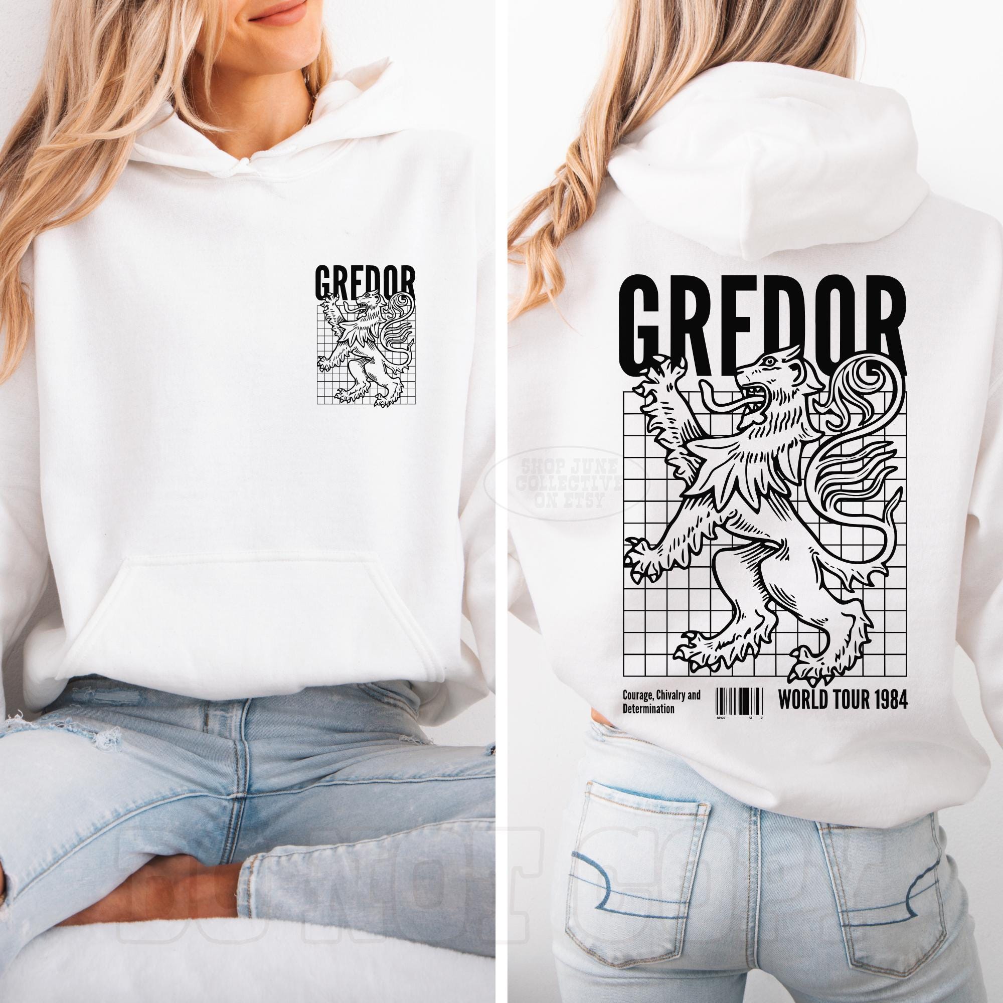 Red House Wizard School Hoodie – Bravery House Sweatshirt - Image 4