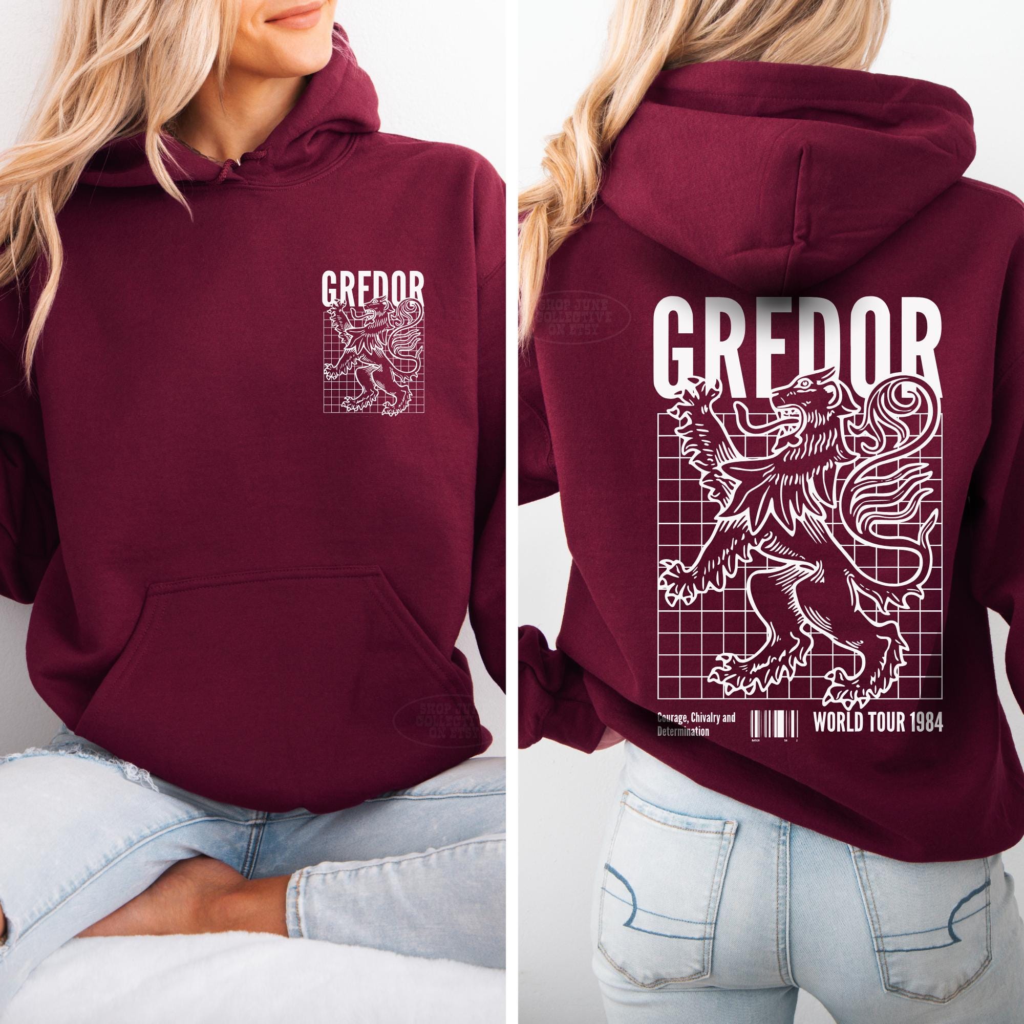 Red House Wizard School Hoodie – Bravery House Sweatshirt