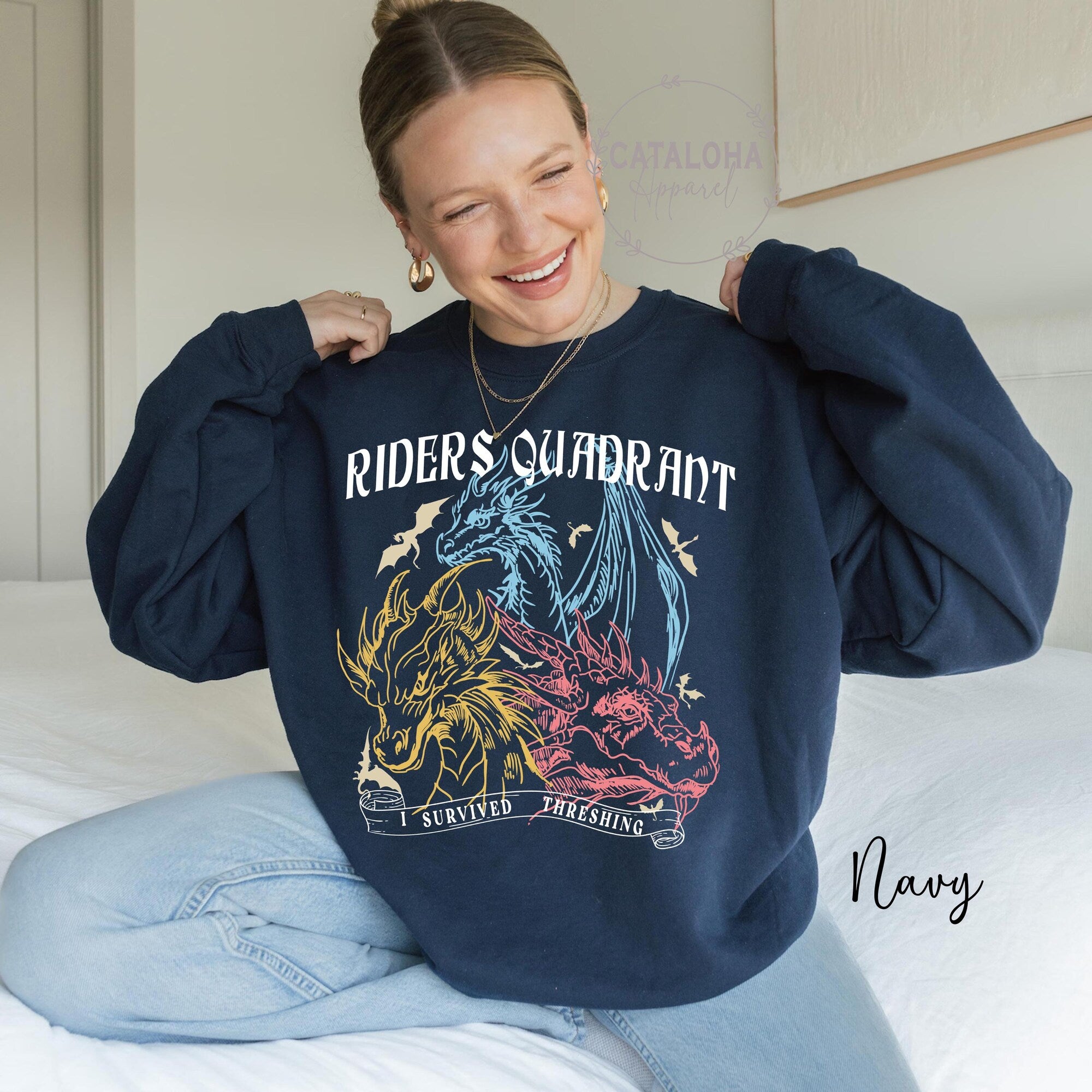 Fourth Wing Riders Quadrant Crewneck Sweatshirt - Image 3
