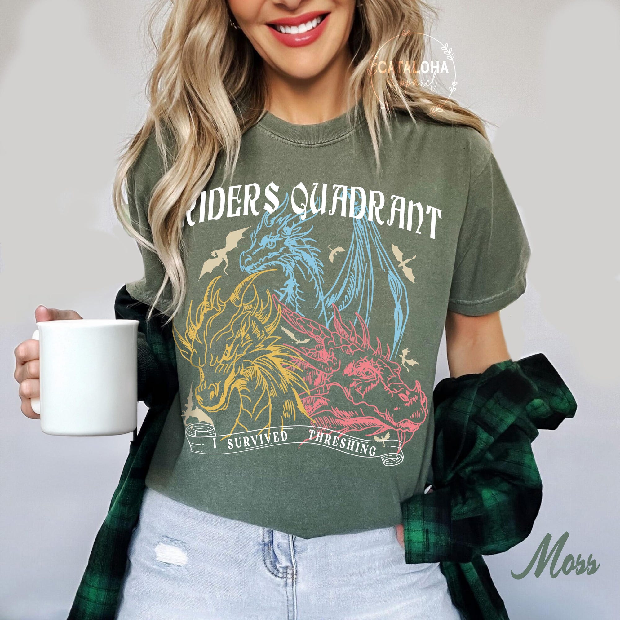 Riders Quadrant Fantasy Dragon Tee | Fourth Wing Inspired - Image 10