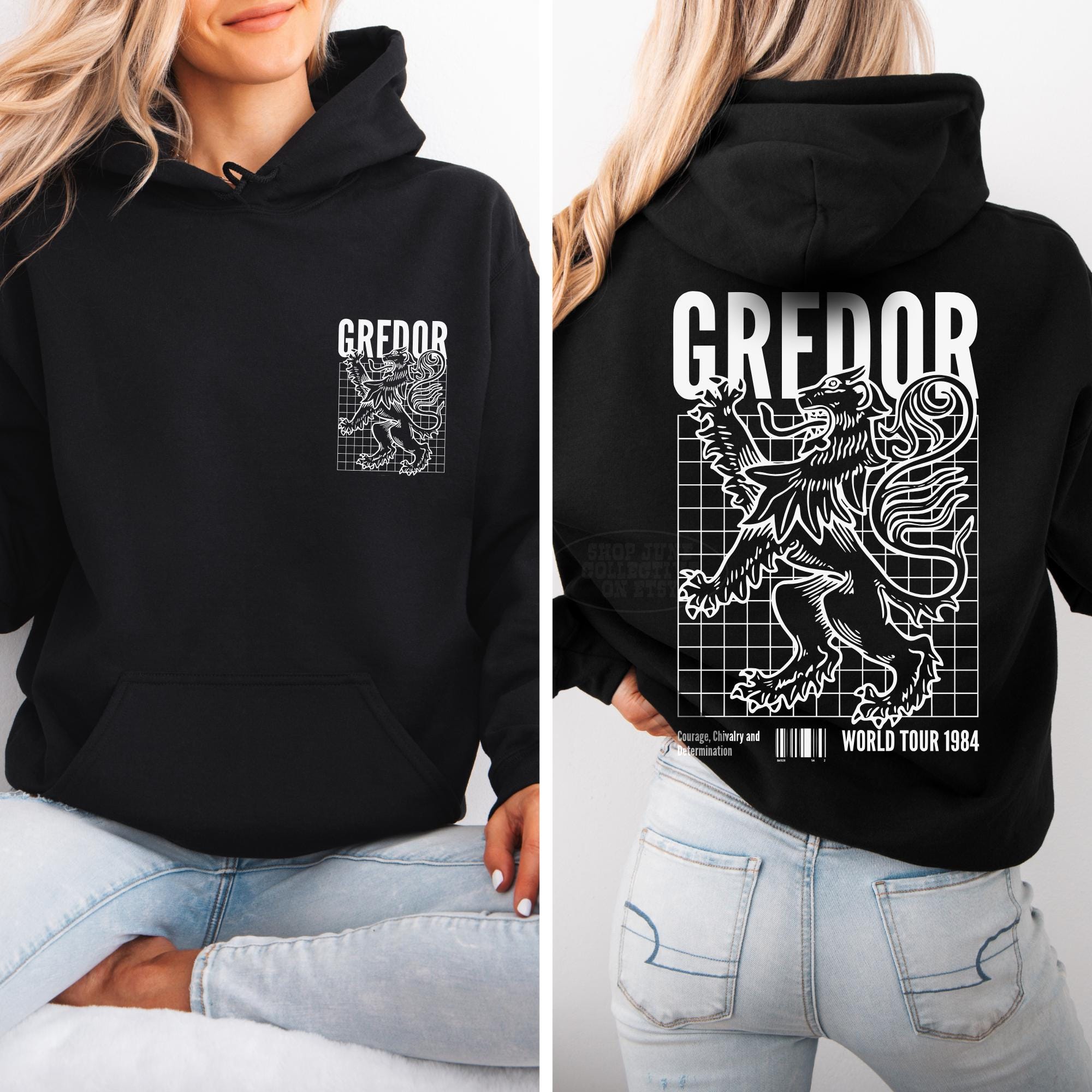 Red House Wizard School Hoodie – Bravery House Sweatshirt - Image 3