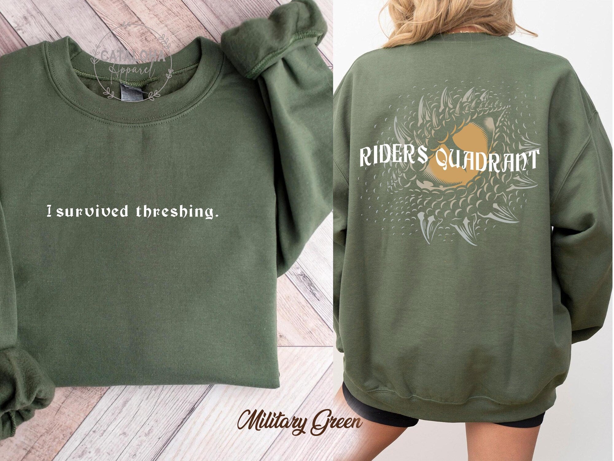 Basgiath War College Riders Quadrant Crewneck Sweatshirt - Image 10