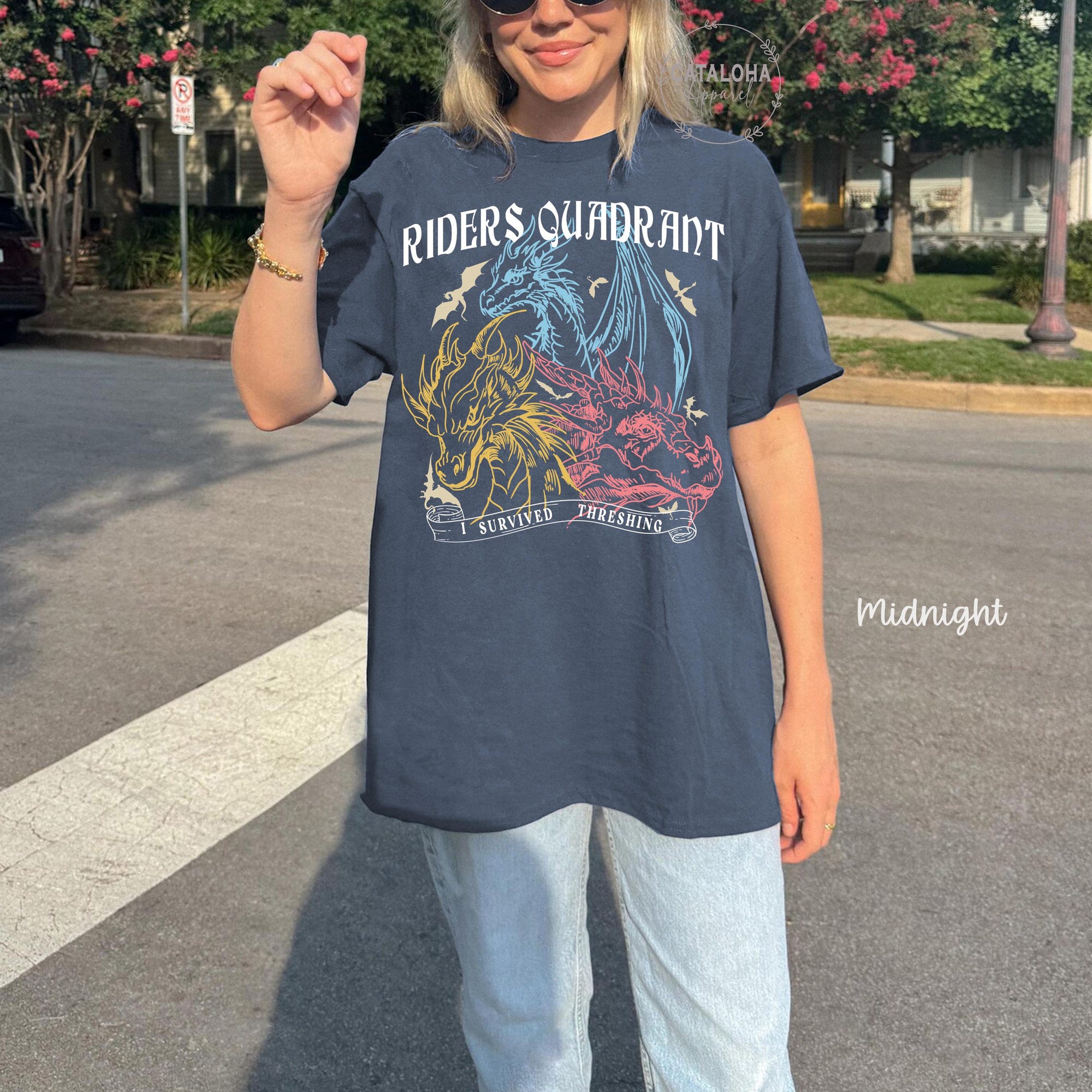 Riders Quadrant Fantasy Dragon Tee | Fourth Wing Inspired - Image 7