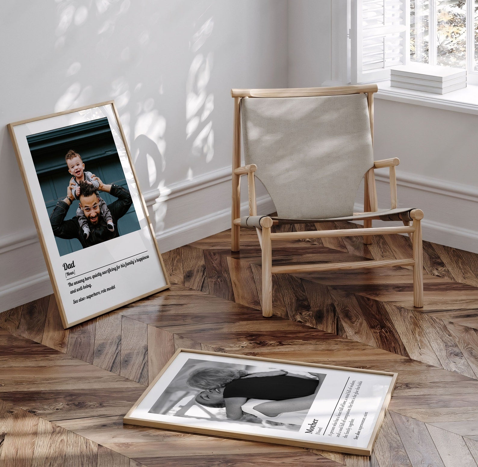 Dad Definition Photo Poster - Personalized Father Gift