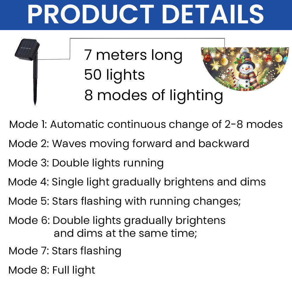 Snowman Christmas Winter Festive Holidays Solar Led Fan Flag