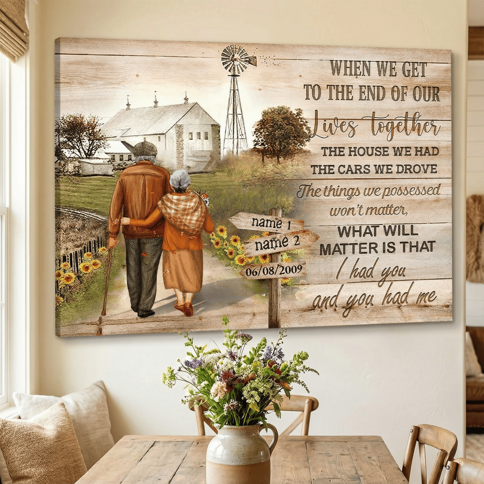 I Had You And You Had Me - Personalized Couple Canvas