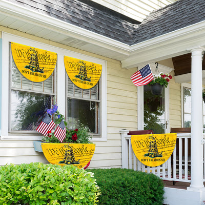 Gadsden Don’t Tread On Me We The People Non-Pleated Fan Flag