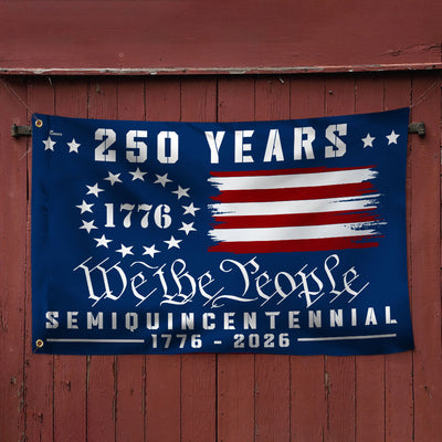 Flagwix American Flag - America 250th Anniversary We The People Grommet Canvas Flag