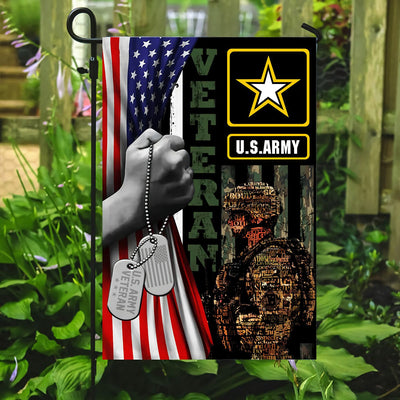 Proud To Be An American Veteran Flag