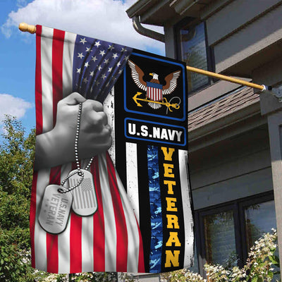 Unique Multi-services American Veteran Flag