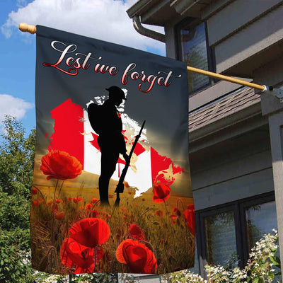 Multinational Lest We Forget Flags
