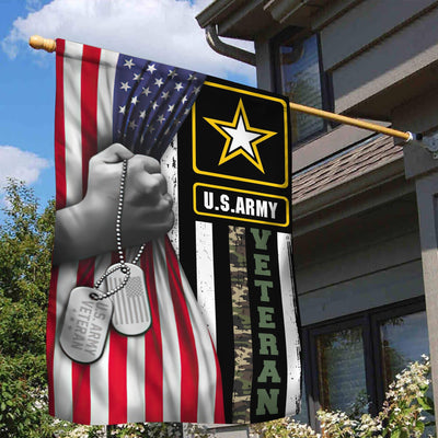 Unique Multi-services American Veteran Flag
