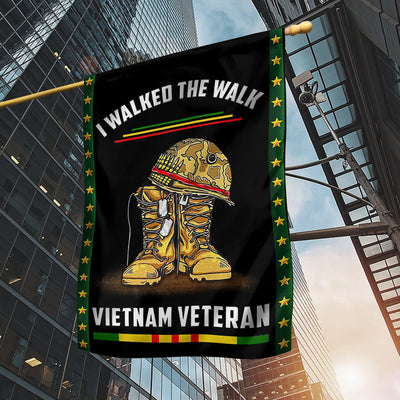 Premium I Walked The Walk Vietnam Veteran Flag