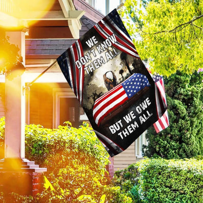 Premium We Own Them All Veteran Flag
