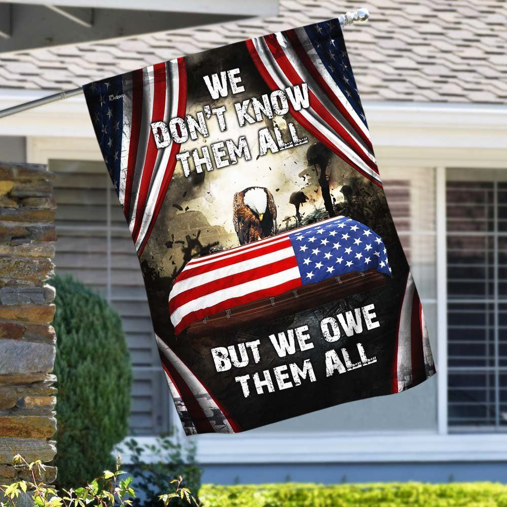 Premium We Own Them All Veteran Flag