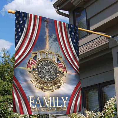 Premium Multiple US Military Services Veteran Flag