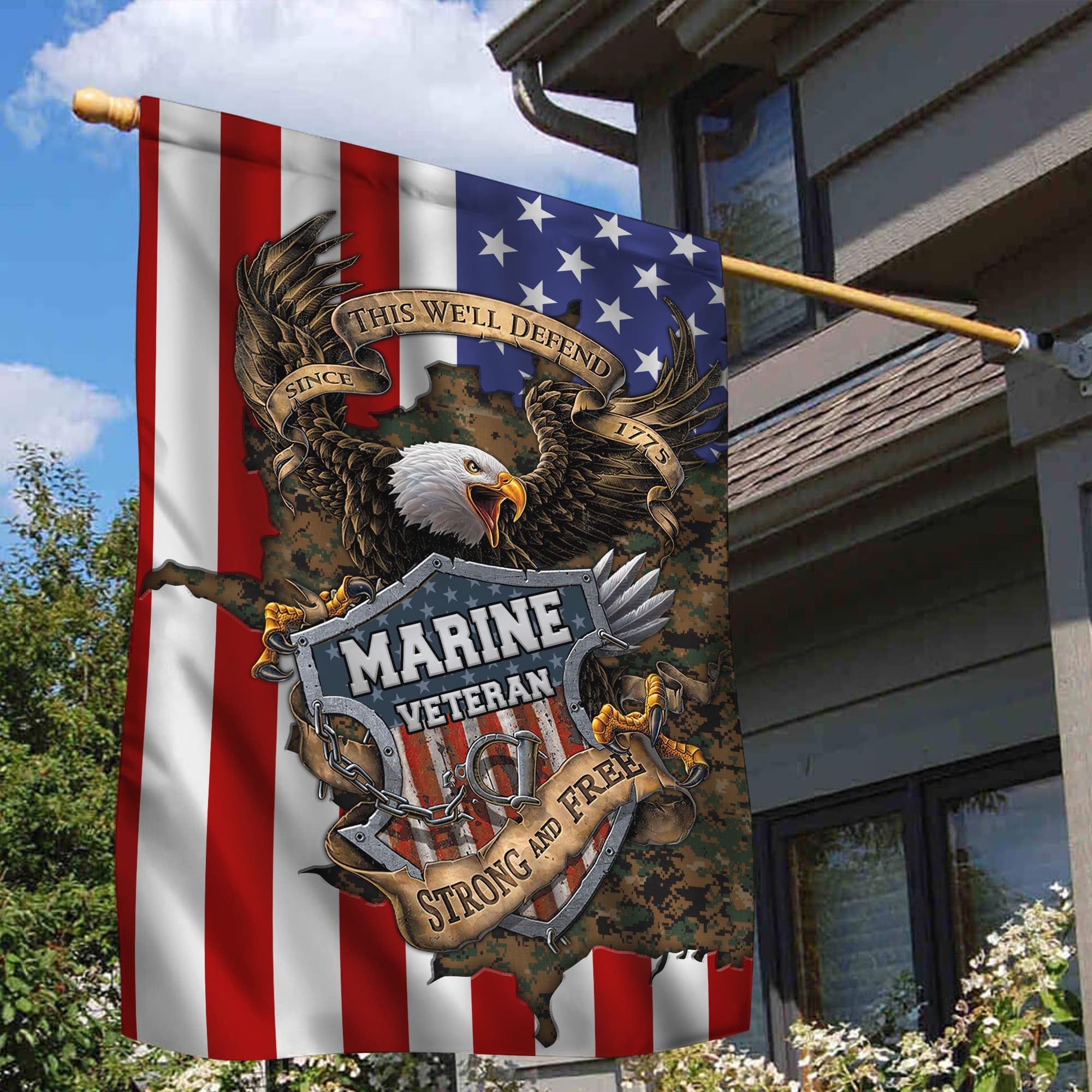 U.S Multiple Service Veteran Flag